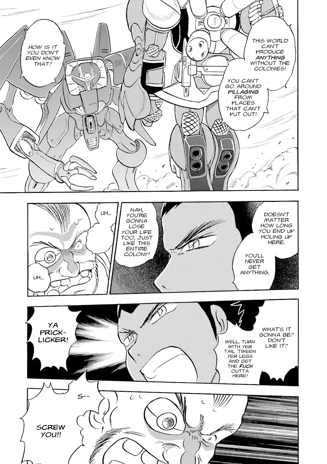 Mobile Suit Cross Born Gundam Dust - Vol.1 Chapter 1: Ash & The Lion