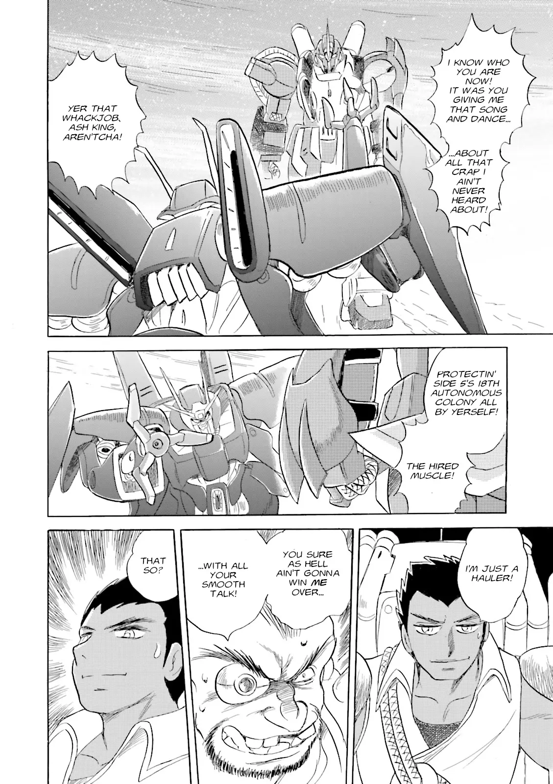 Mobile Suit Cross Born Gundam Dust - Vol.1 Chapter 1: Ash & The Lion