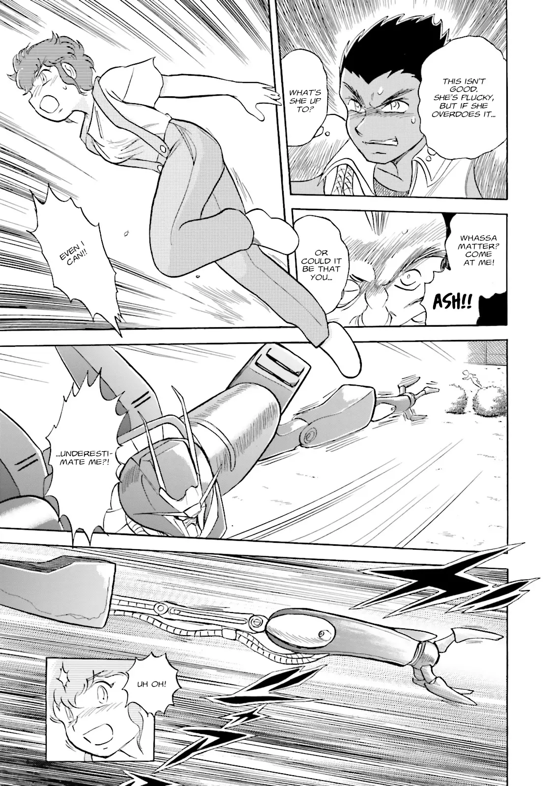 Mobile Suit Cross Born Gundam Dust - Vol.1 Chapter 1: Ash & The Lion