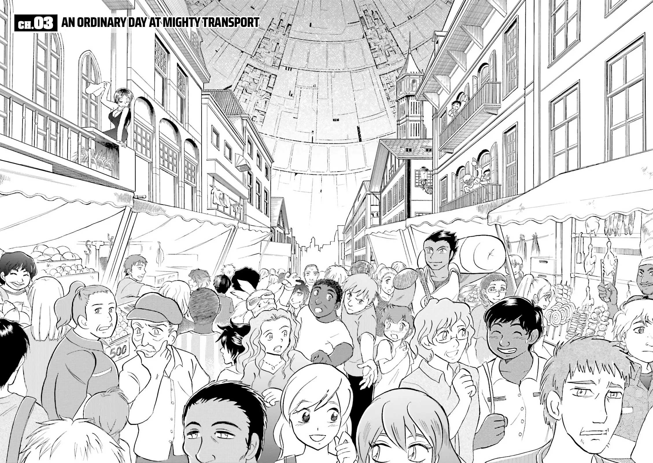 Mobile Suit Cross Born Gundam Dust - Vol.1 Chapter 3: An Ordinary Day At Mighty Transport