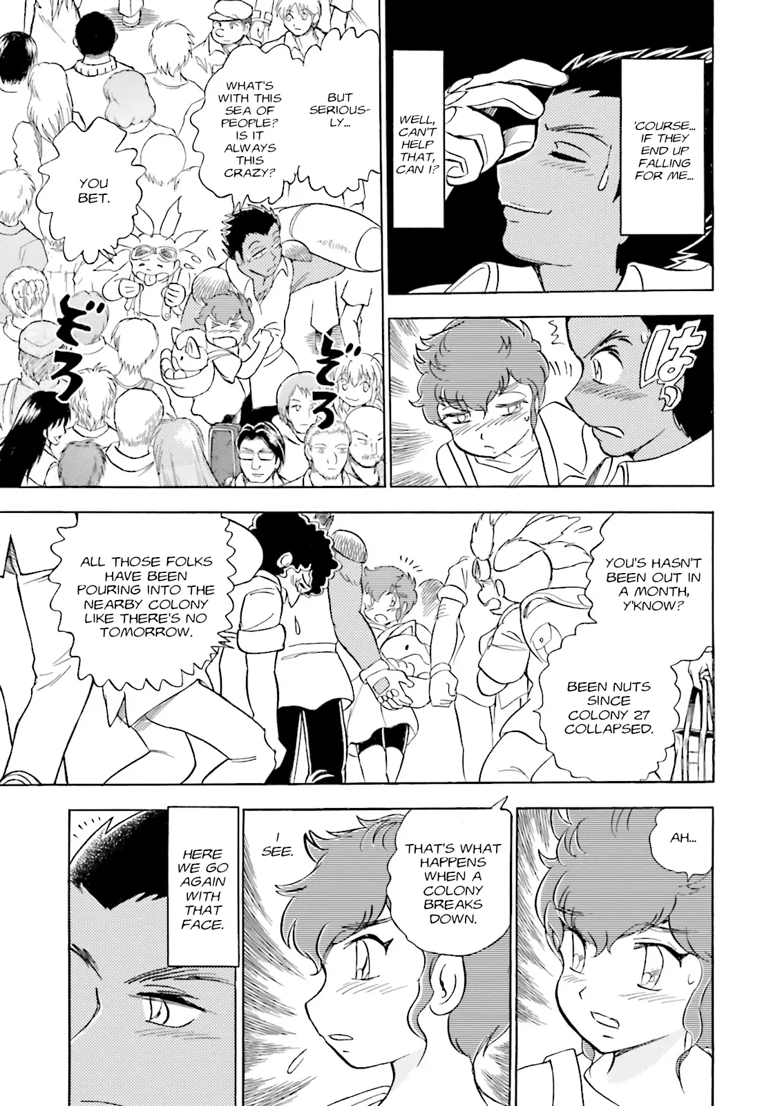 Mobile Suit Cross Born Gundam Dust - Vol.1 Chapter 3: An Ordinary Day At Mighty Transport