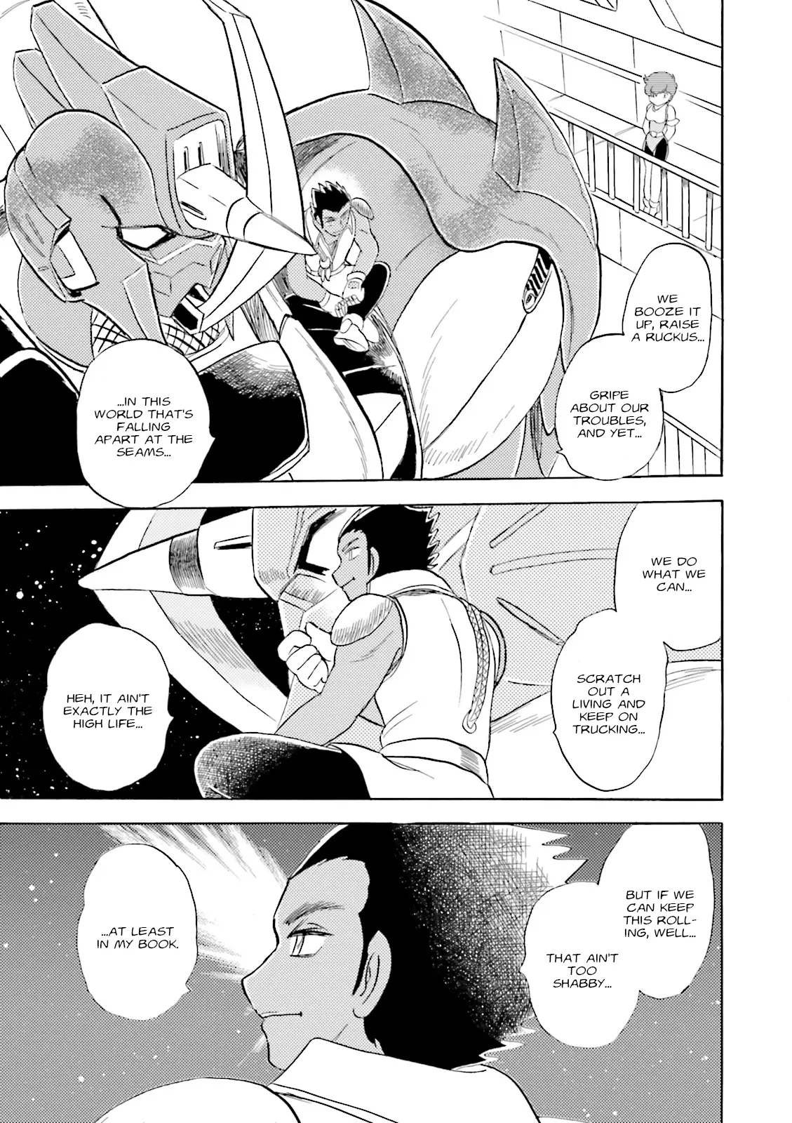 Mobile Suit Cross Born Gundam Dust - Vol.1 Chapter 3: An Ordinary Day At Mighty Transport