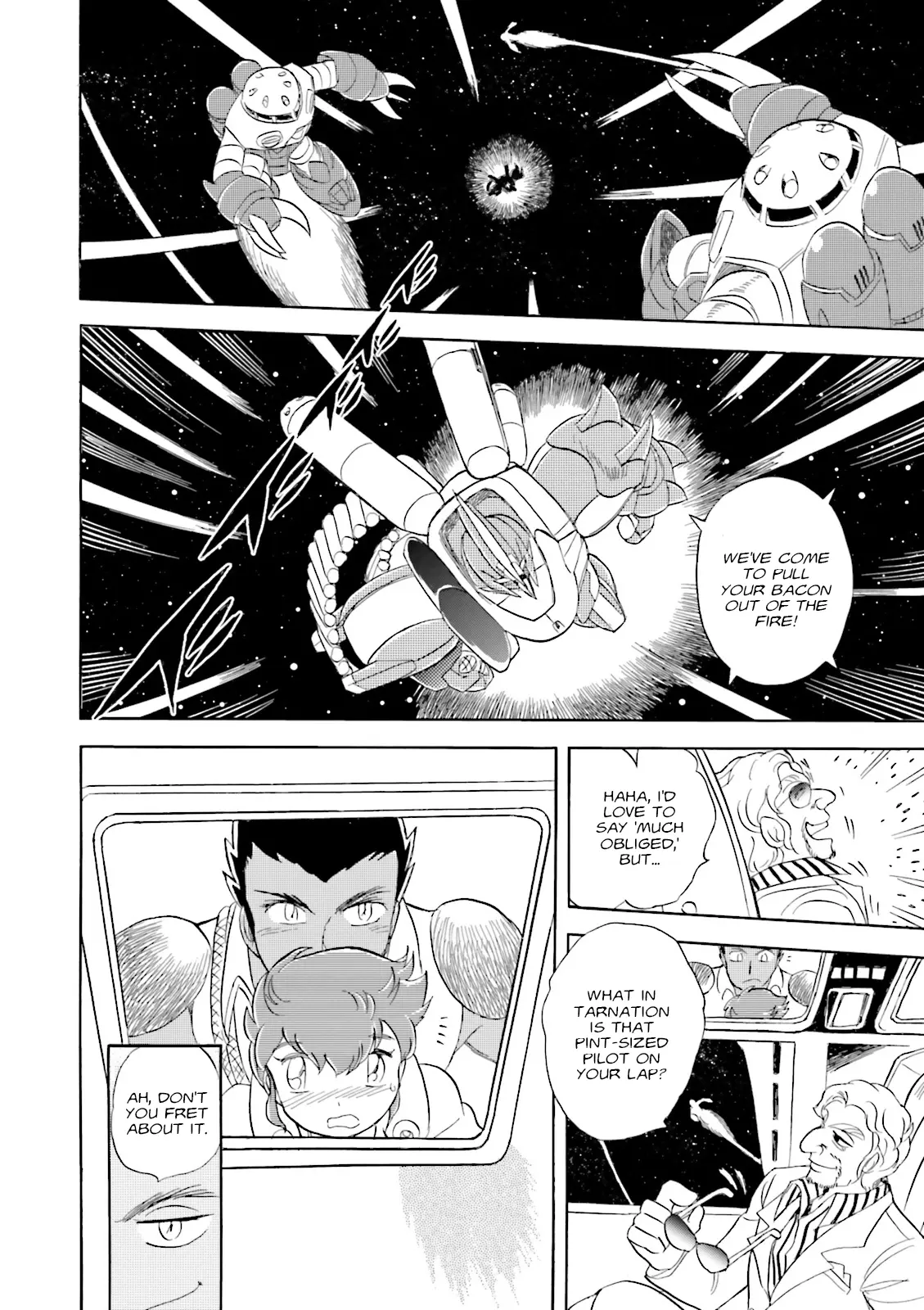 Mobile Suit Cross Born Gundam Dust - Vol.1 Chapter 3: An Ordinary Day At Mighty Transport