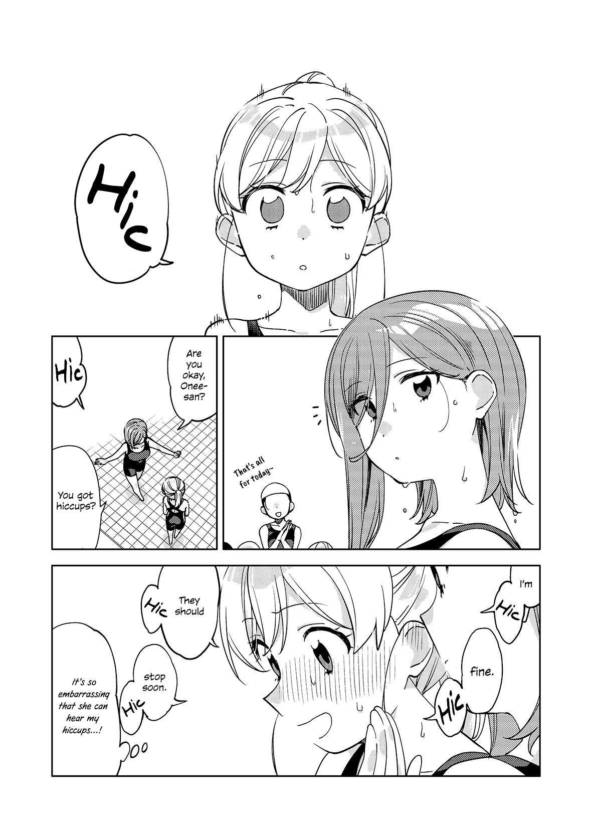 Big Girl And Small Girl - Chapter 10: Big Girl, Small Onee-San, And Hiccups