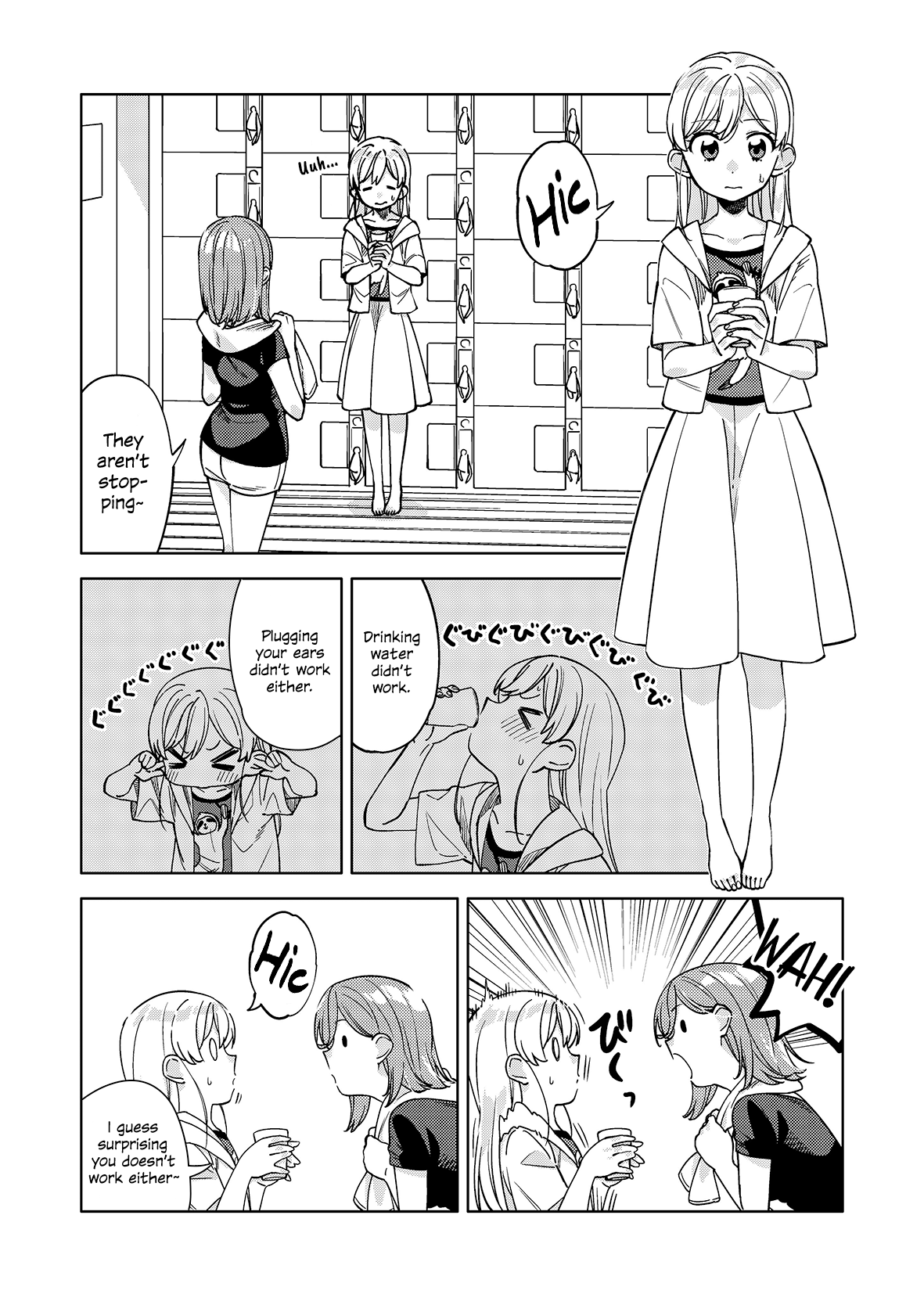 Big Girl And Small Girl - Chapter 10: Big Girl, Small Onee-San, And Hiccups