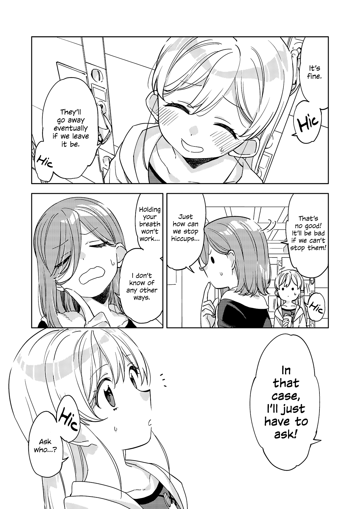 Big Girl And Small Girl - Chapter 10: Big Girl, Small Onee-San, And Hiccups