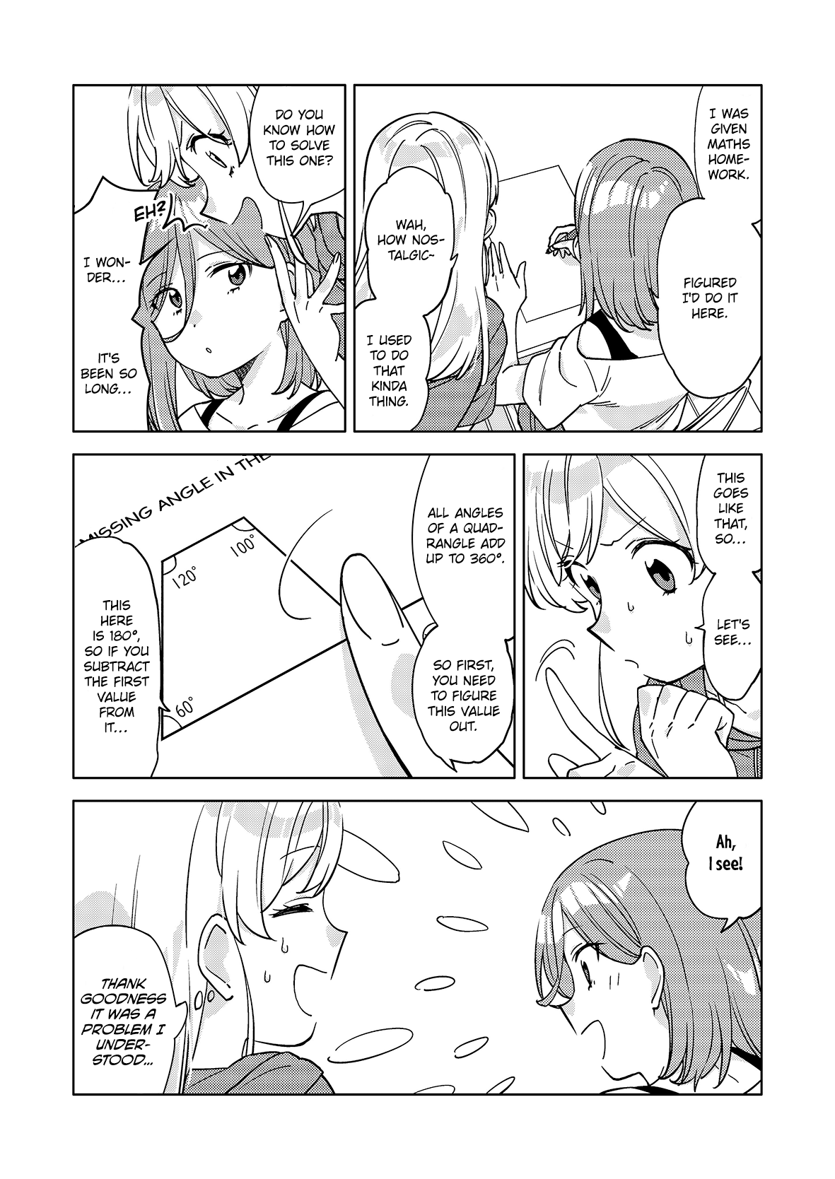 Big Girl And Small Girl - Chapter 5: Big Girl, Small Onee-San, And Studying