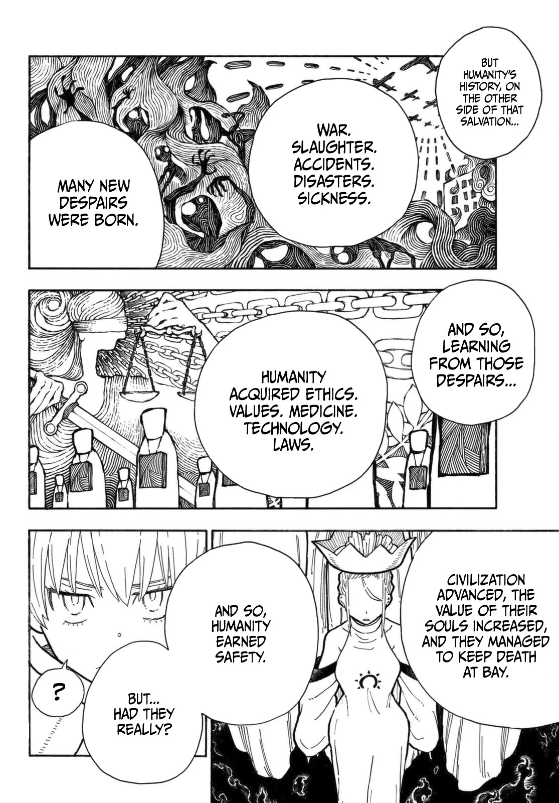 Enen No Shouboutai - Chapter 287: The Holy Woman Of Dispair