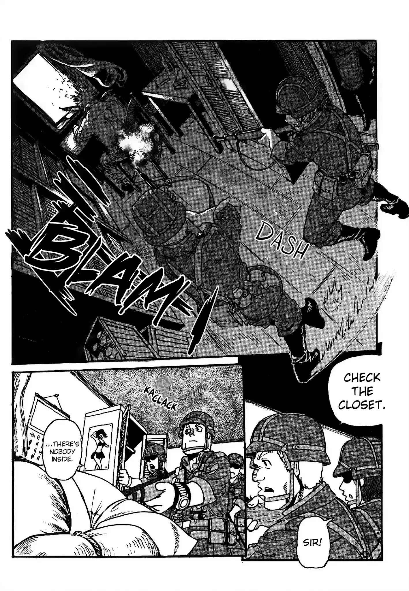 Groundless - Sekigan No Sogekihei - Vol.5 Chapter 20: The Liberation Army's Forced Retreat