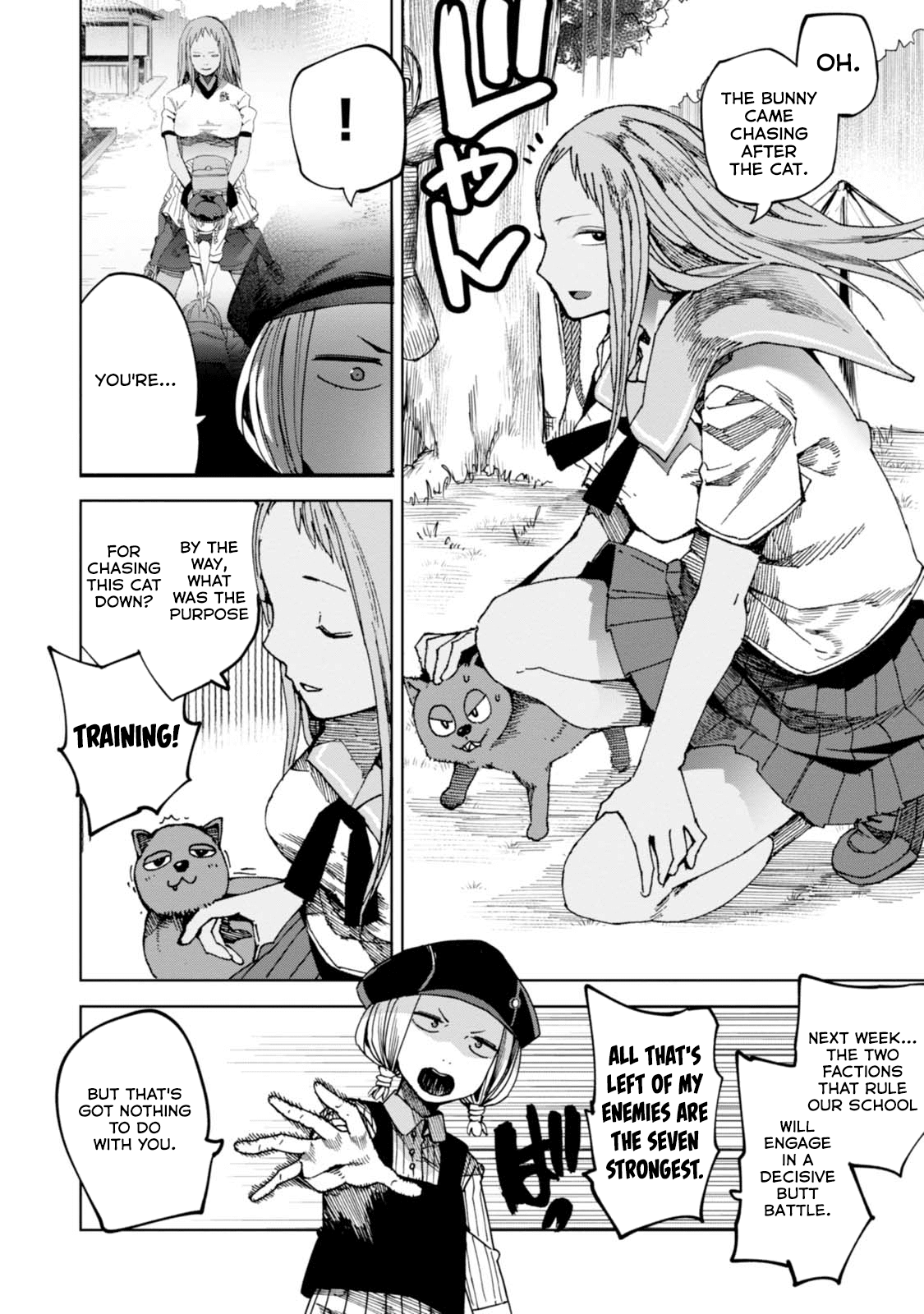 Chio-Chan No Tsuugakuro - Chapter 36: Chiharu, Kushitori-San, And Abhimanyu