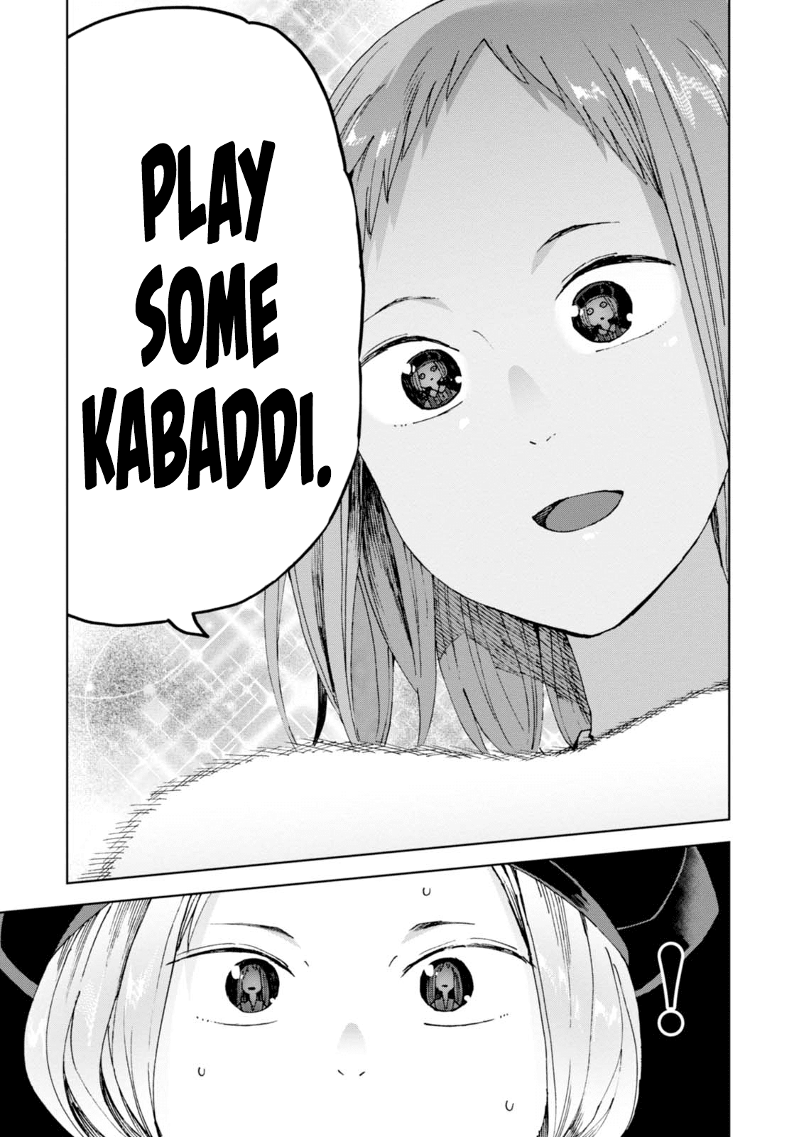 Chio-Chan No Tsuugakuro - Chapter 36: Chiharu, Kushitori-San, And Abhimanyu