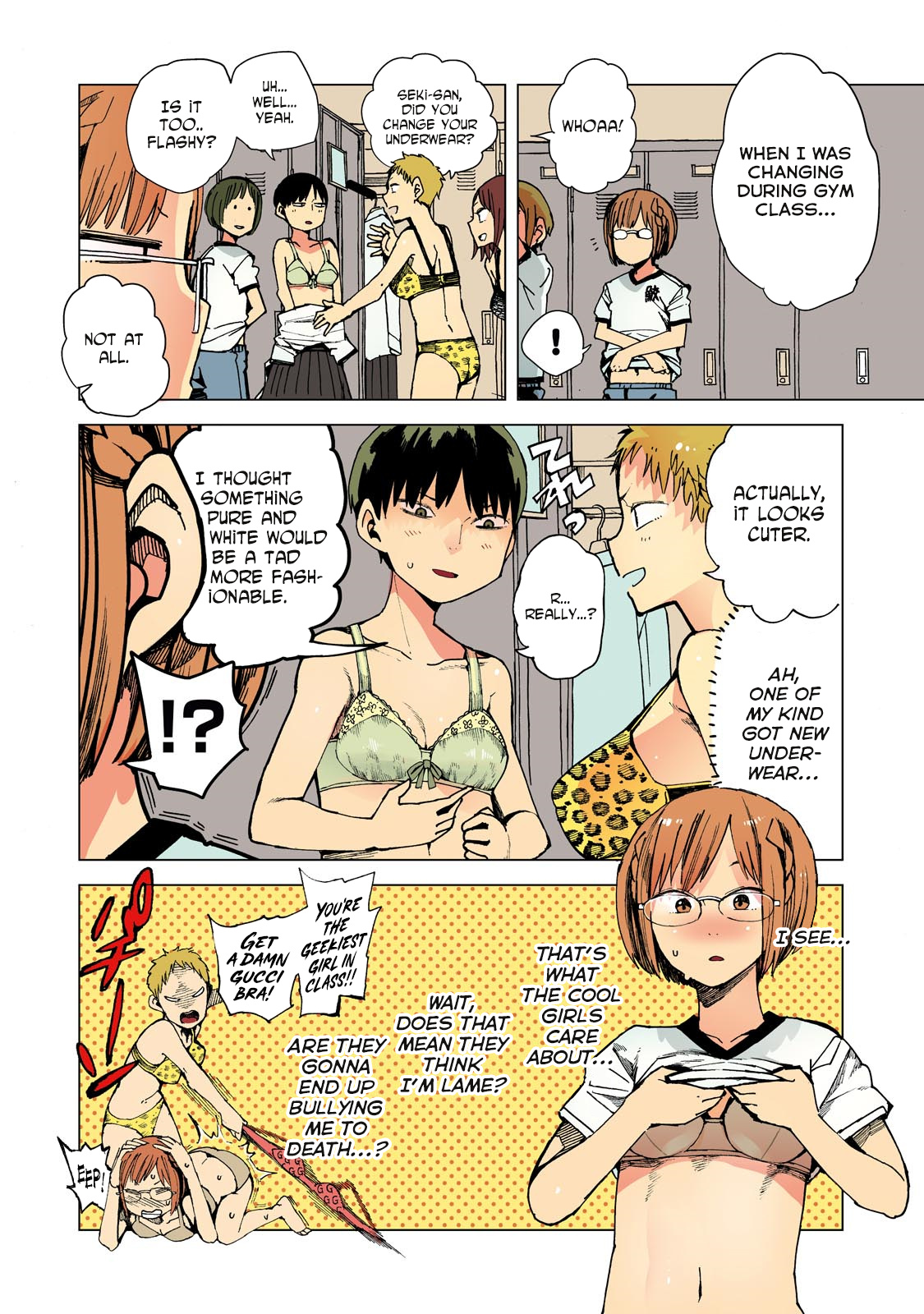 Chio-Chan No Tsuugakuro - Vol.9 Chapter 41: Lingerie Chio-Chan