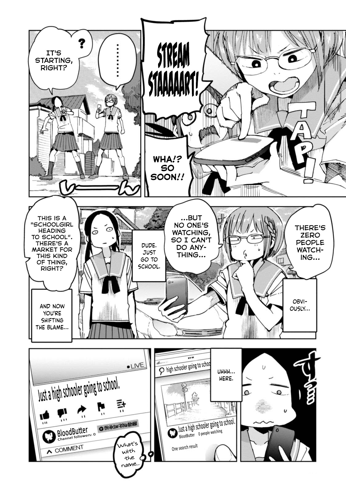 Chio-Chan No Tsuugakuro - Chapter 39: Just A School Girl On Her Way To School.