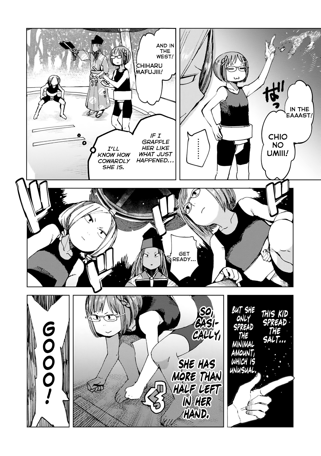 Chio-Chan No Tsuugakuro - Vol.9 Chapter 44: Sumo!