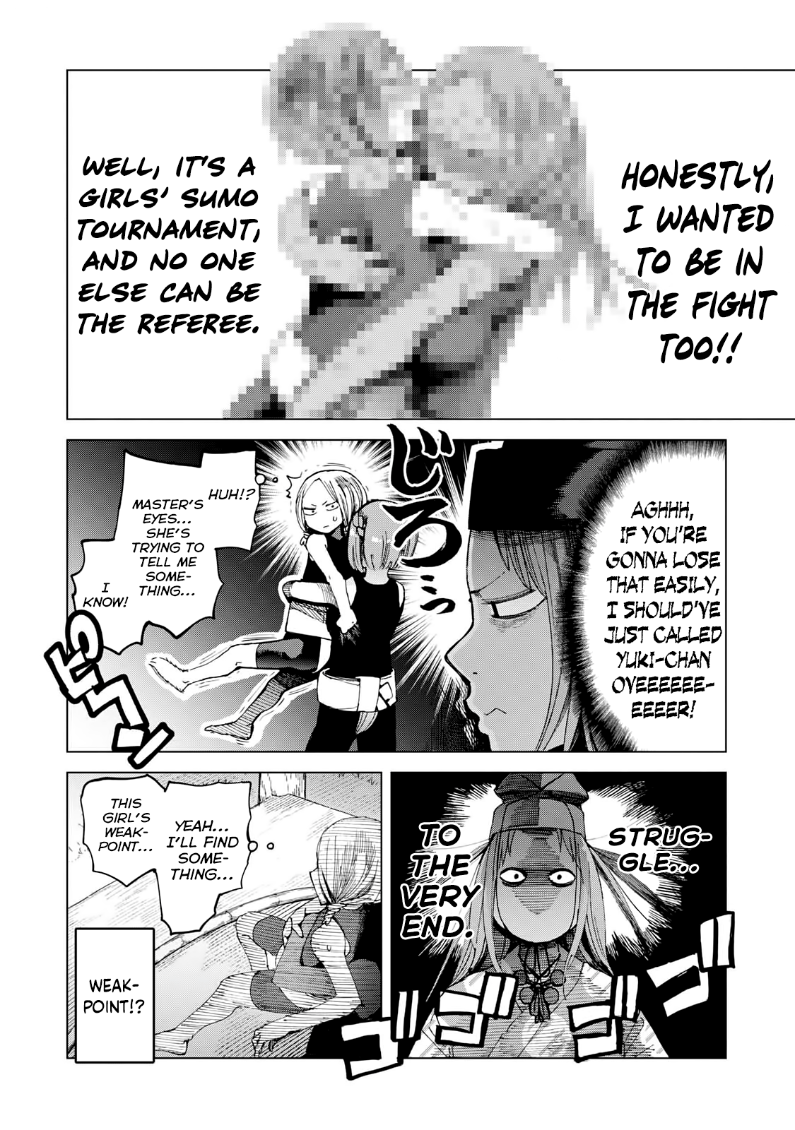 Chio-Chan No Tsuugakuro - Vol.9 Chapter 44: Sumo!