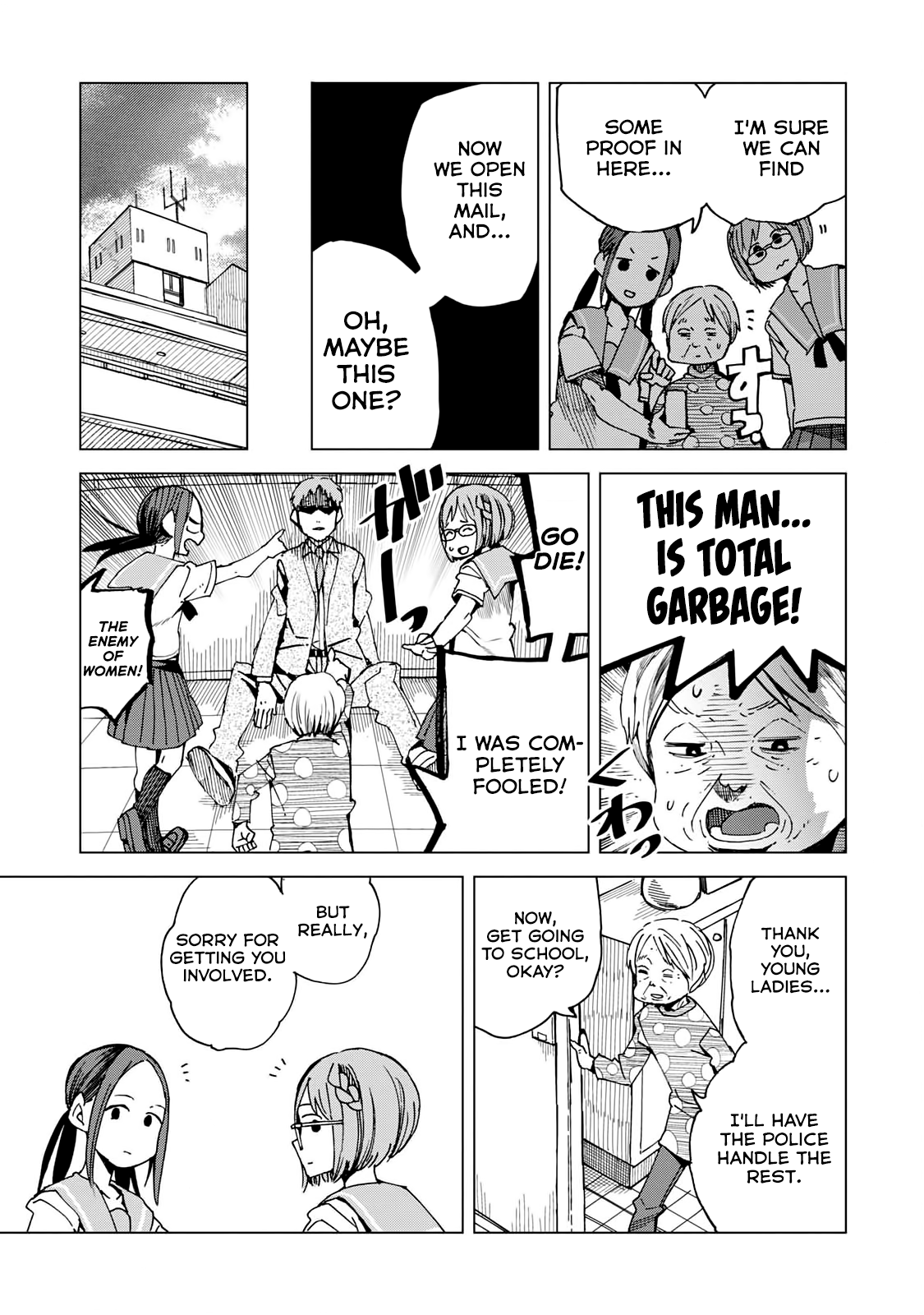 Chio-Chan No Tsuugakuro - Vol.9 Chapter 45: Because You Re There.