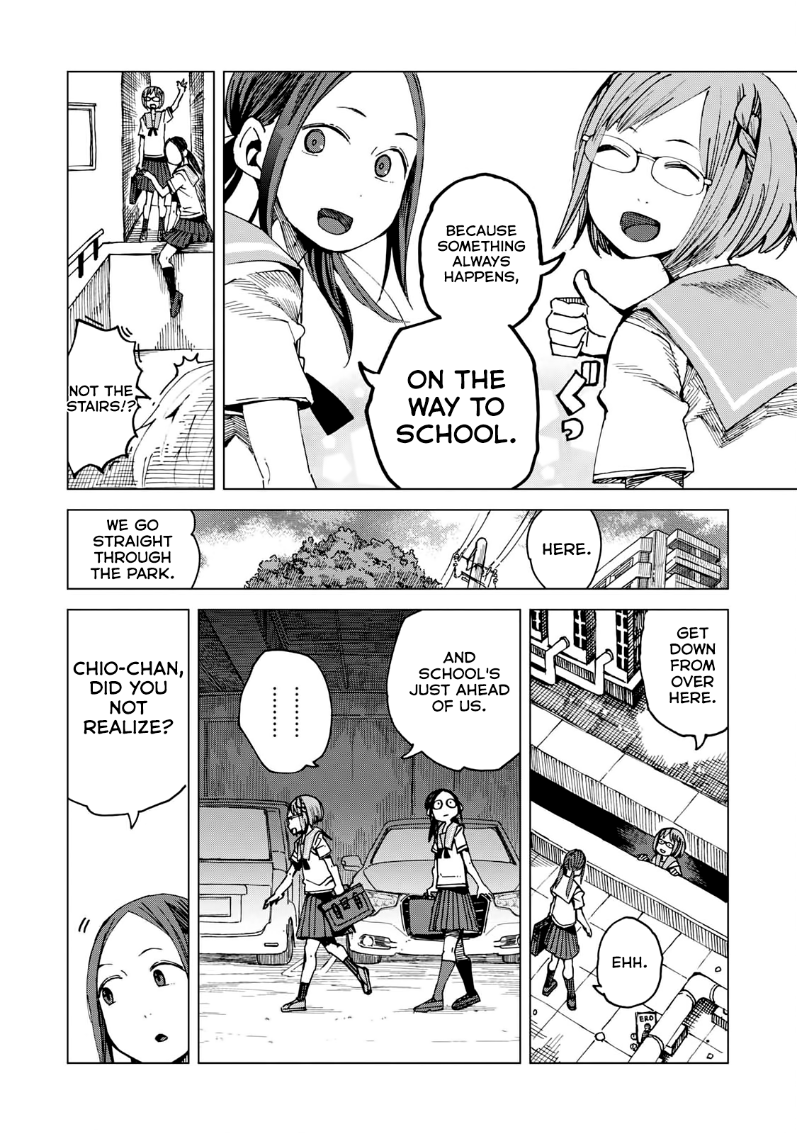 Chio-Chan No Tsuugakuro - Vol.9 Chapter 45: Because You Re There.