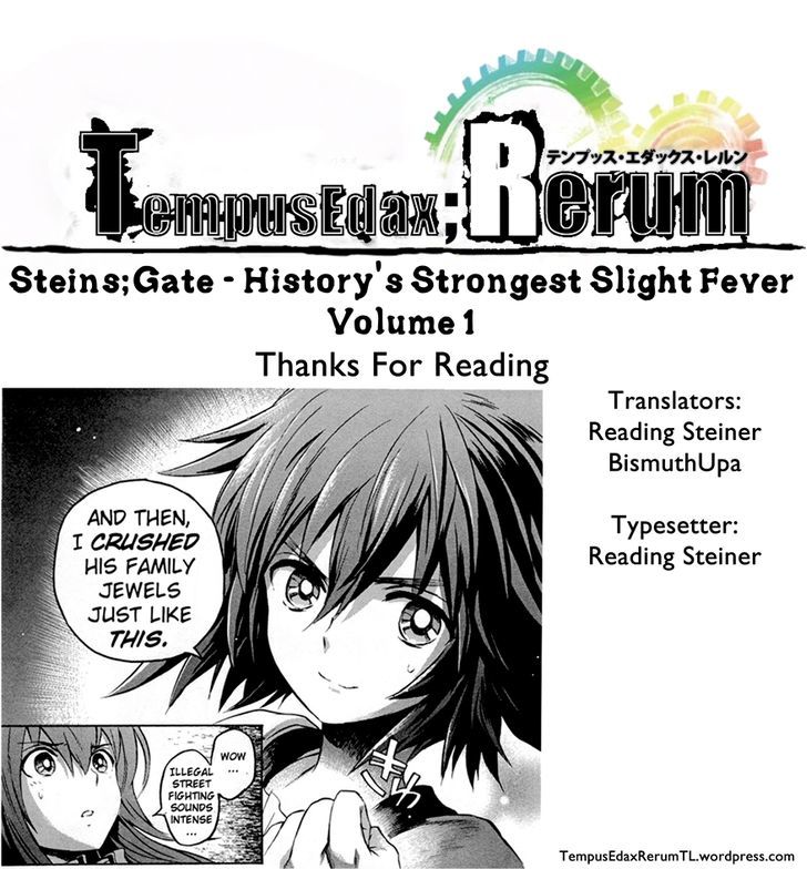 Steins;Gate - Shijou Saikyou No Slight Fever - Vol.1 Chapter 6 : Sern