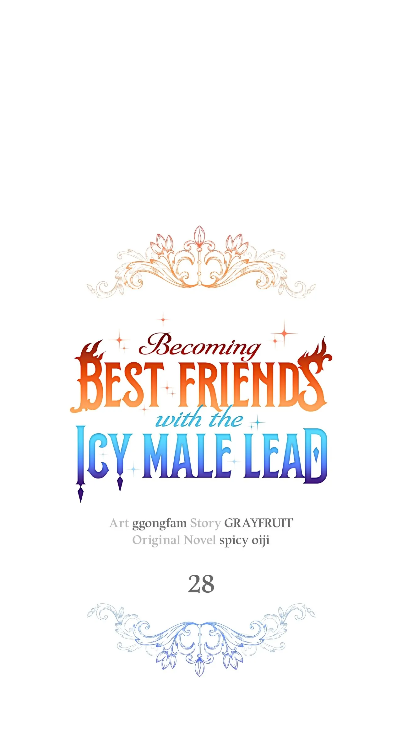 Becoming Best Friends With The Icy Male Lead - Chapter 28