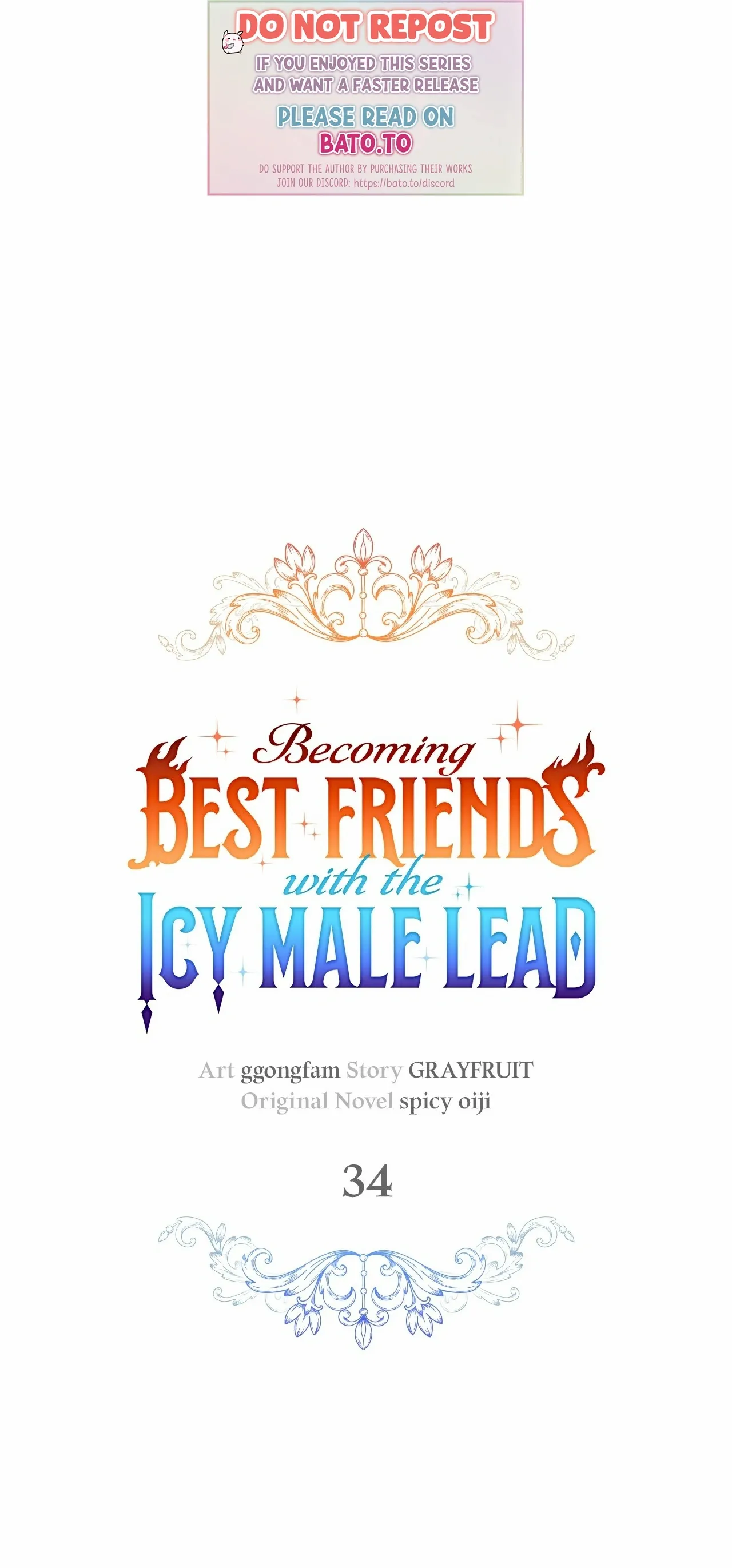 Becoming Best Friends With The Icy Male Lead - Chapter 34