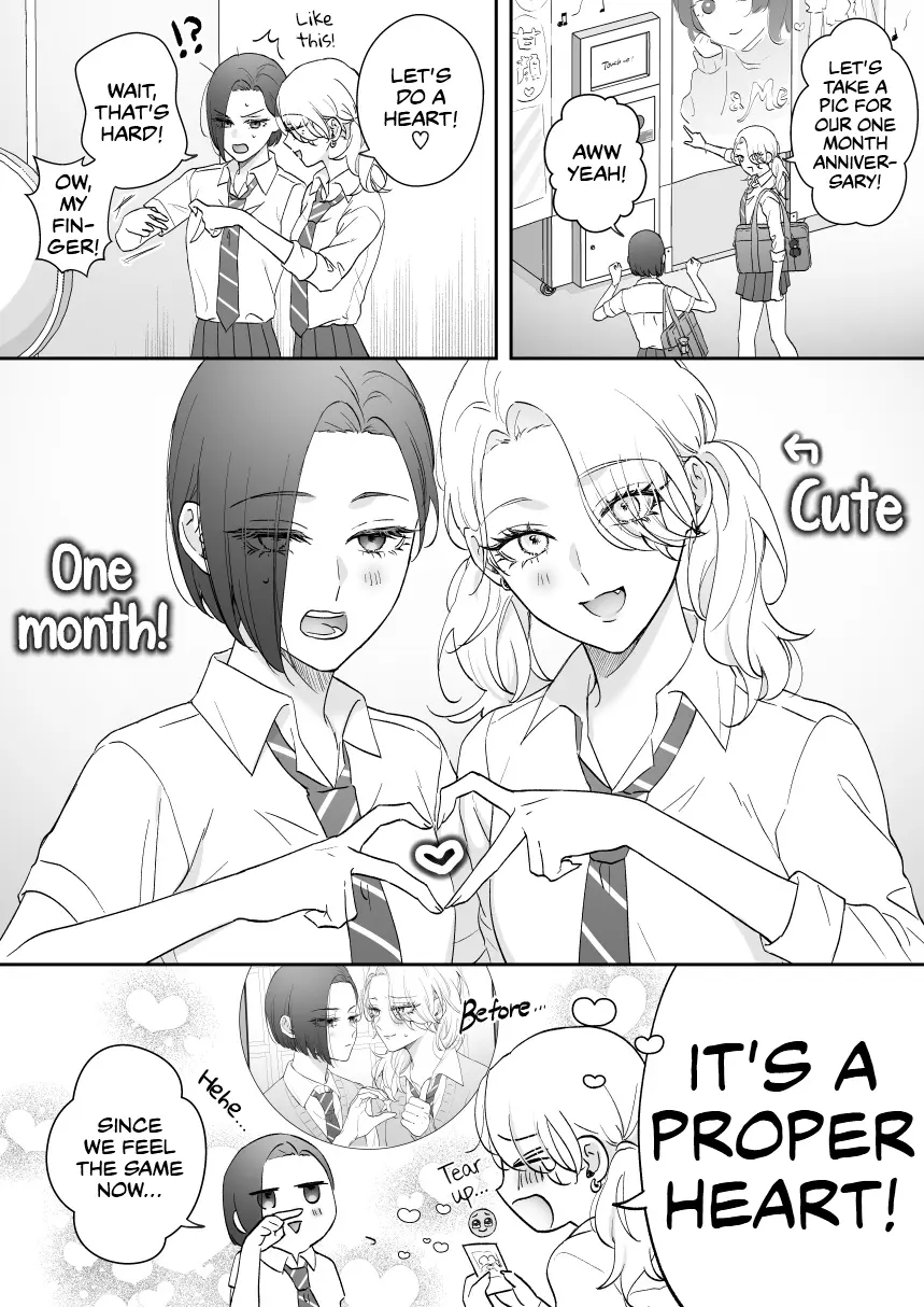 My Angel Childhood Friend Was A Gal When We Met Again - Chapter 49: One Month Anniversary♡