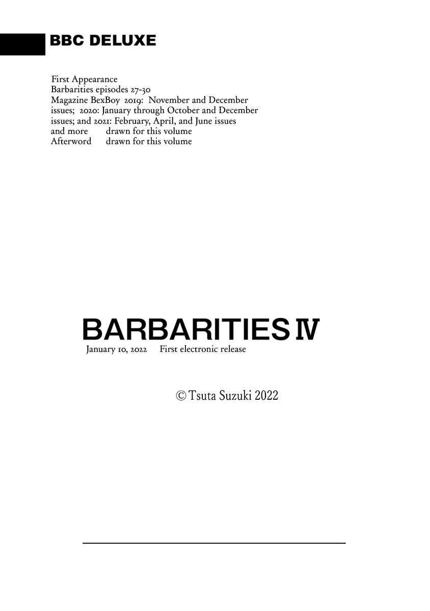 Barbarities - Vol.4 Chapter 29.5