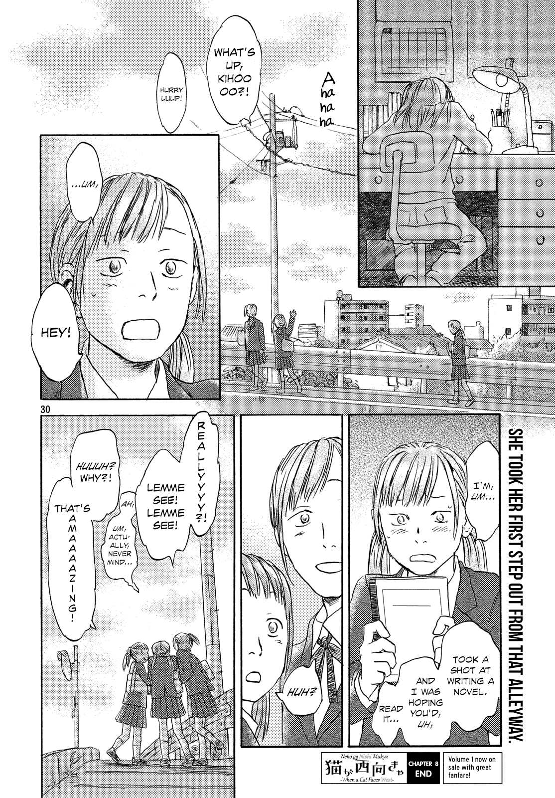 Neko Ga Nishi Mukya - Vol.2 Chapter 8: The Tail Can Go Anywhere