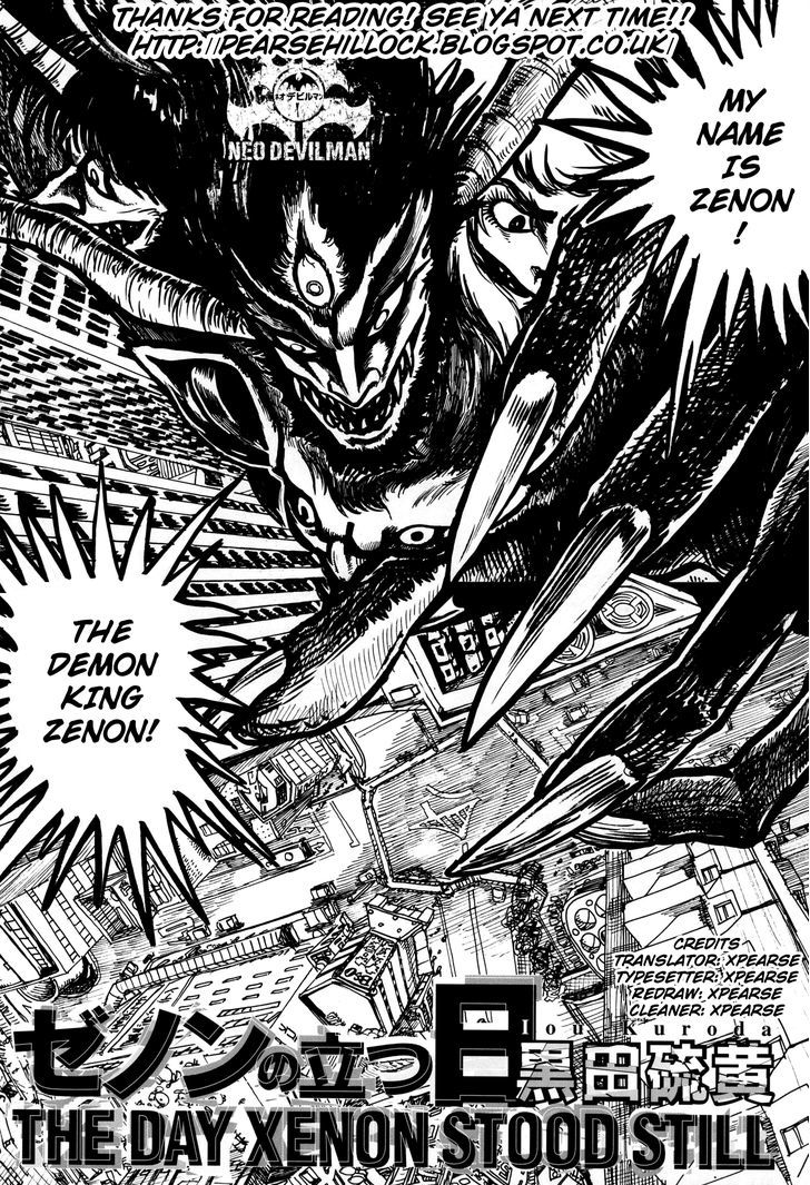 Neo Devilman - Vol.03 Chapter 7 : The Day Zenon Stood Still Ch7-8