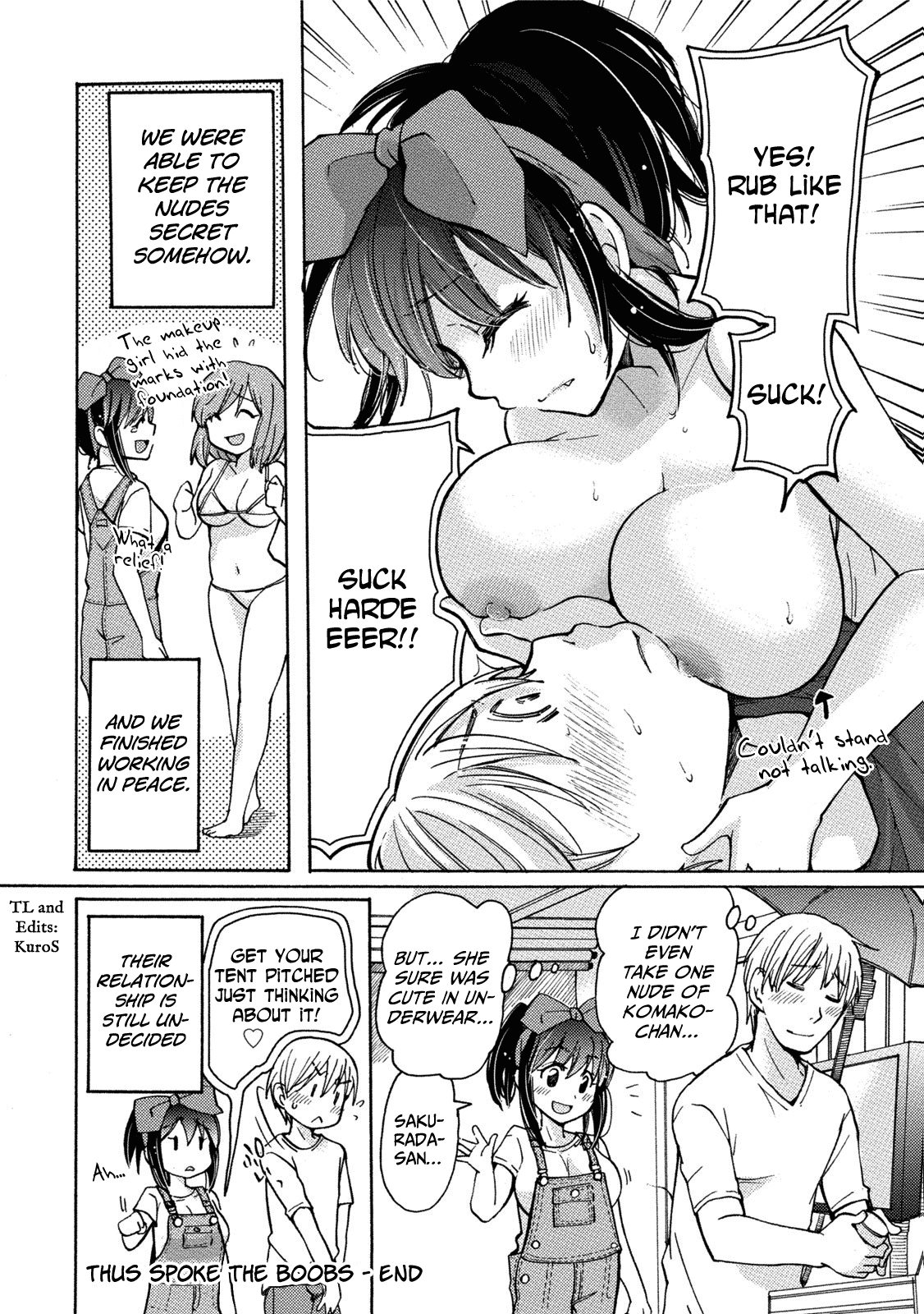 Hissatsu! Paipai Talk - Chapter 8.5: Thus Spoke The Boobs