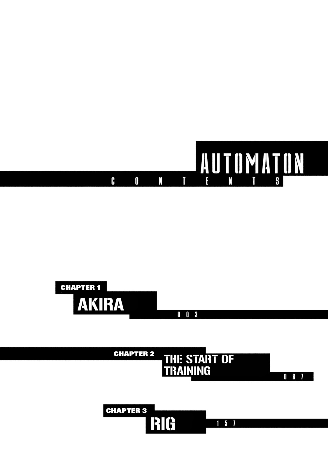 Automaton - Chapter 1: Akira