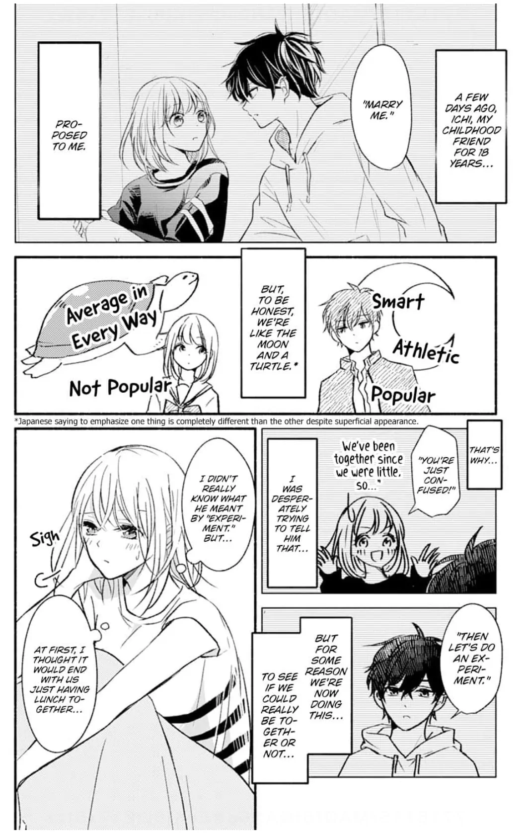 Osananajimi Kara No Amasugiru Kyuukon Ga Tomarimasen - Chapter 2