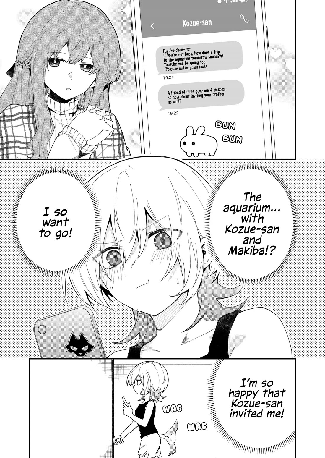 Wolf-Chan Wa Sumashitai - Chapter 52: The Aquarium And Calling By Name