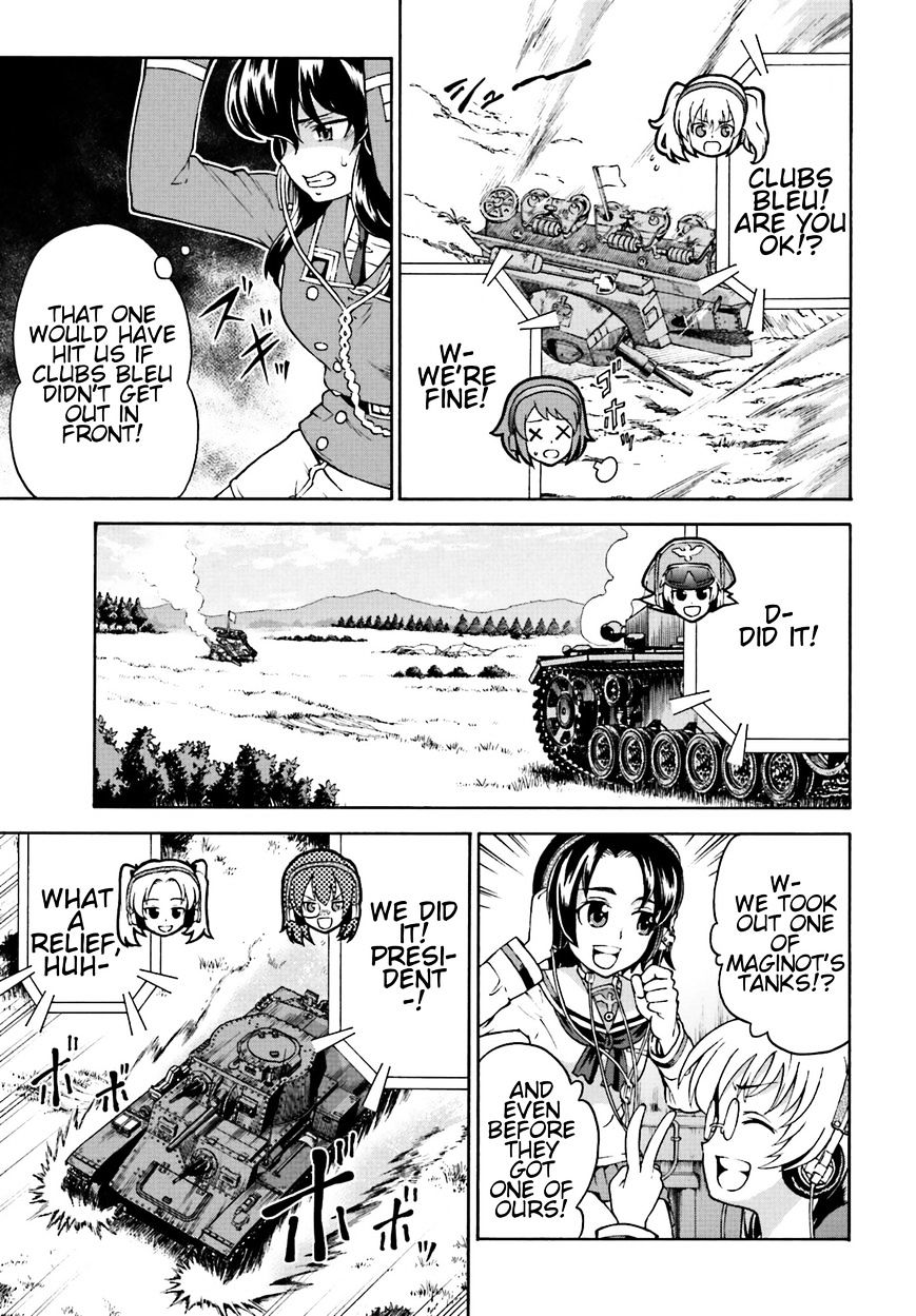 Girls Und Panzer - Gekitou! Maginot-Sen Desu!! - Chapter 8 : See-Saw Game