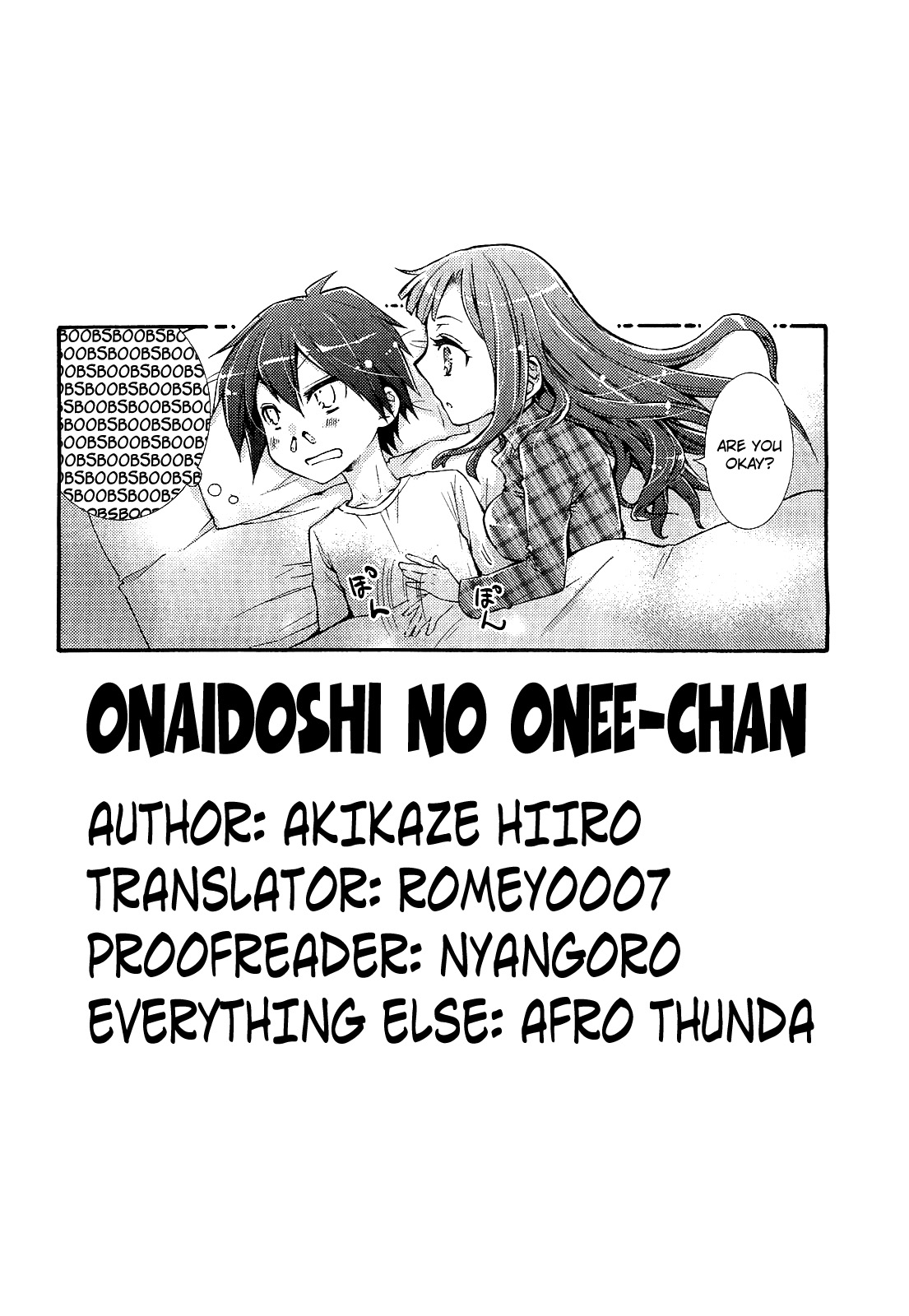 Onaidoshi No Onee-Chan - Chapter 0 V2 : [Oneshot]