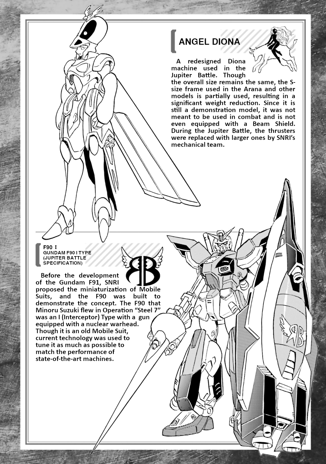 Kidou Senshi Crossbone Gundam Koutetsu No Shichinin - Vol.3 Chapter 15.5: Mechanical Notes