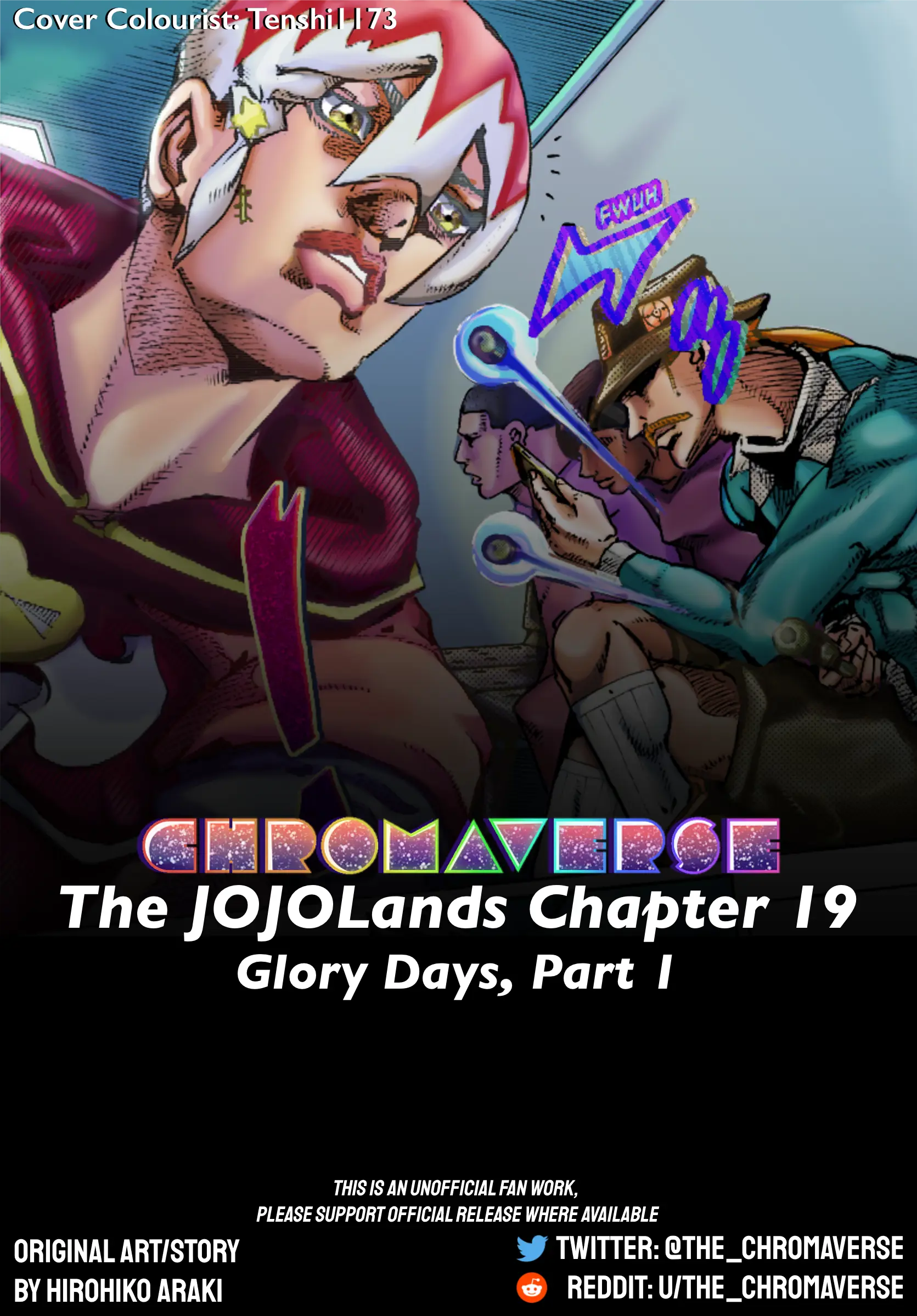 Jojo's Bizarre Adventure Part 9 - The Jojolands (Fan-Colored) - Chapter 19: Glory Days, Part 1