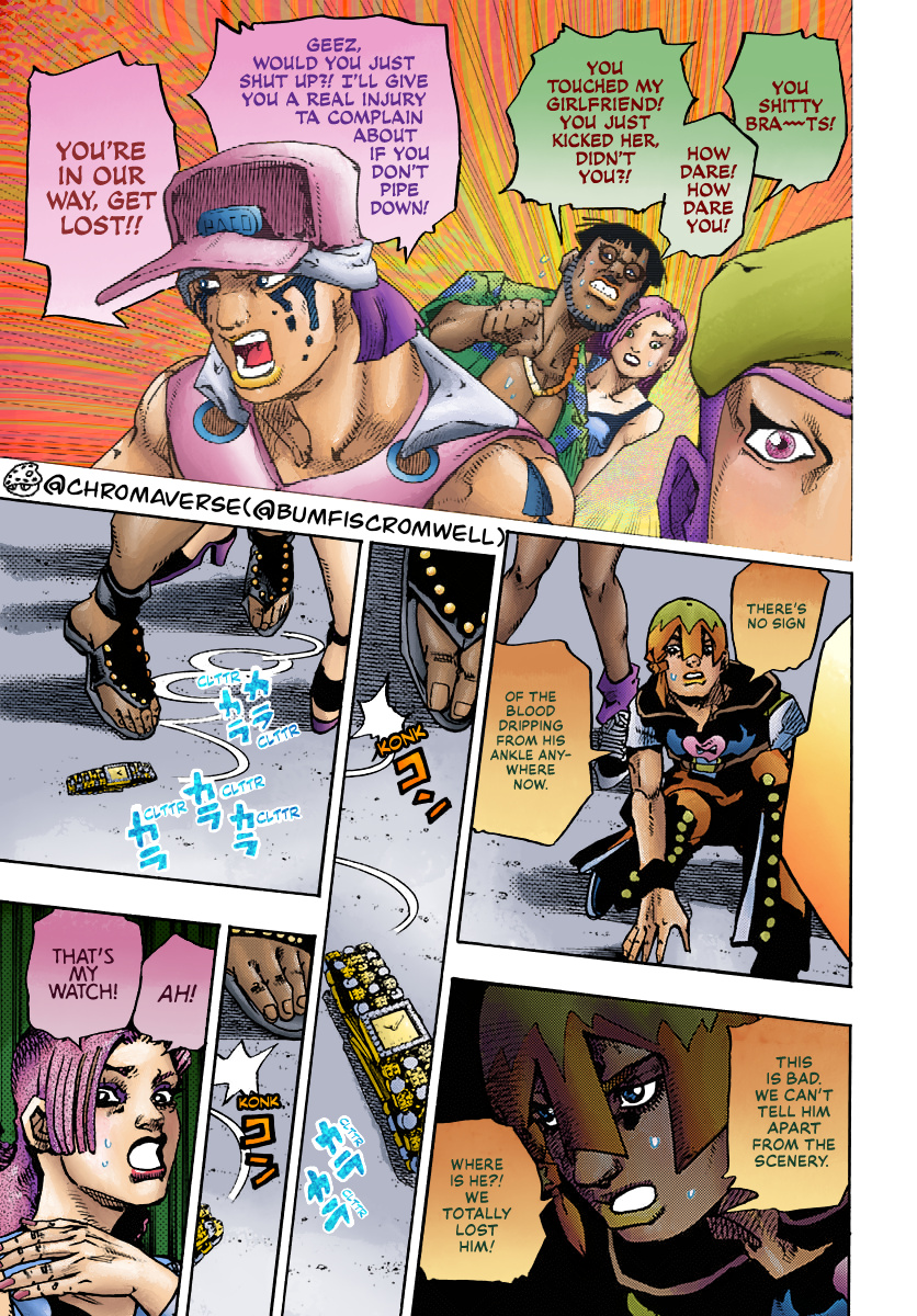 Jojo's Bizarre Adventure Part 9 - The Jojolands (Fan-Colored) - Chapter 11: The Hustle Part 2