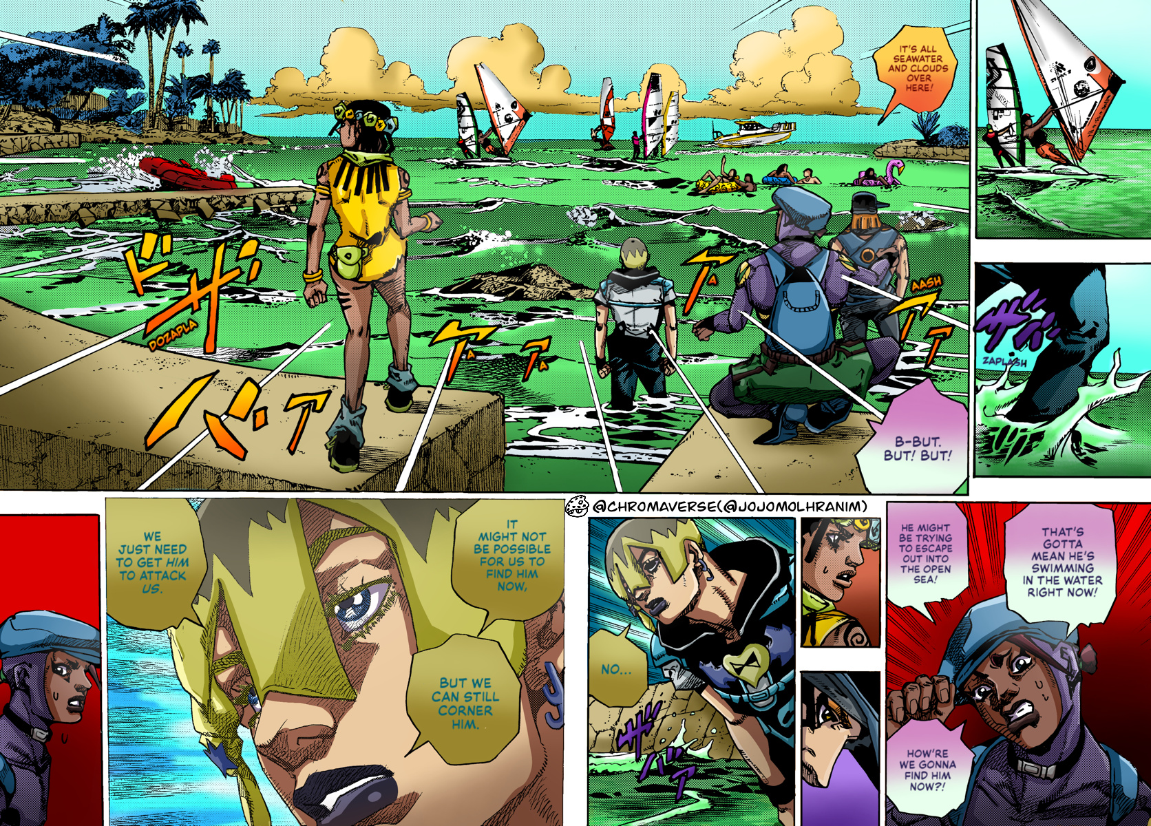 Jojo's Bizarre Adventure Part 9 - The Jojolands (Fan-Colored) - Chapter 11: The Hustle Part 2