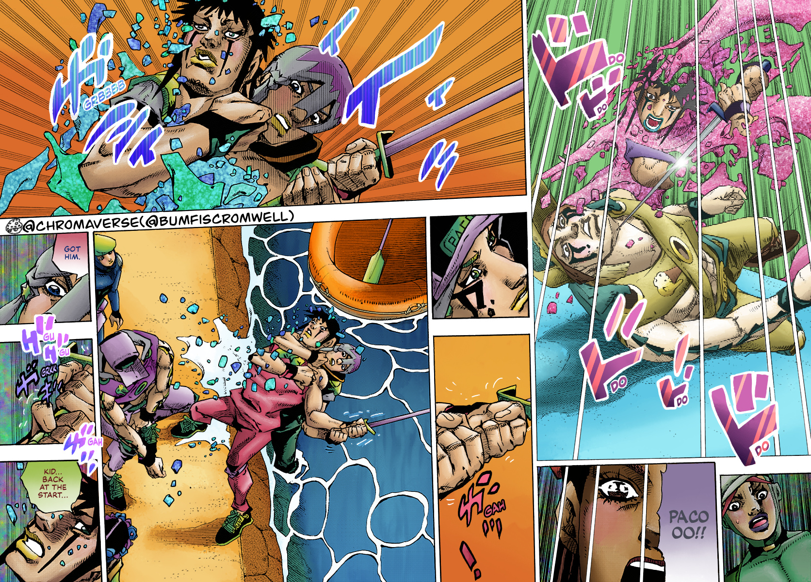 Jojo's Bizarre Adventure Part 9 - The Jojolands (Fan-Colored) - Chapter 11: The Hustle Part 2