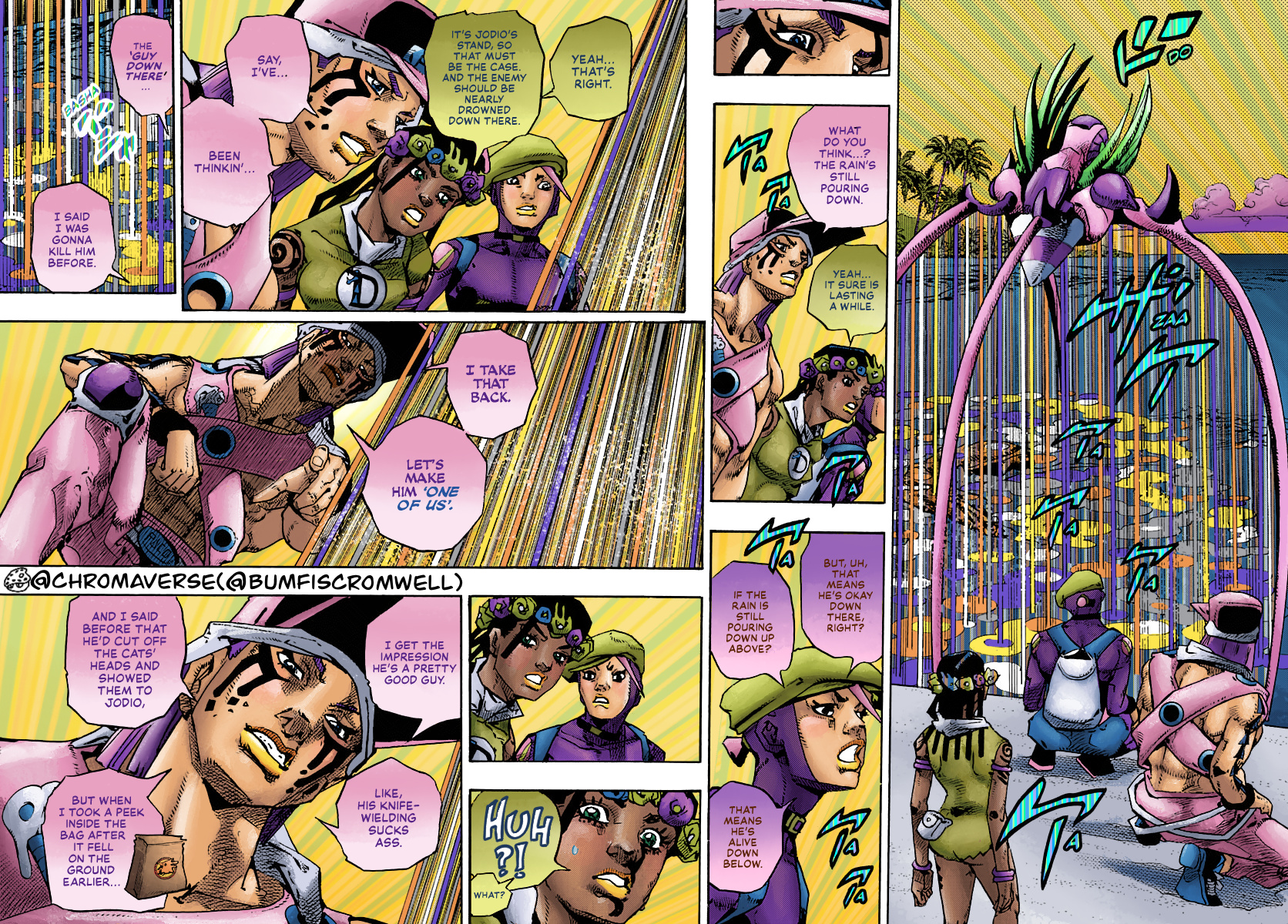 Jojo's Bizarre Adventure Part 9 - The Jojolands (Fan-Colored) - Chapter 11: The Hustle Part 2