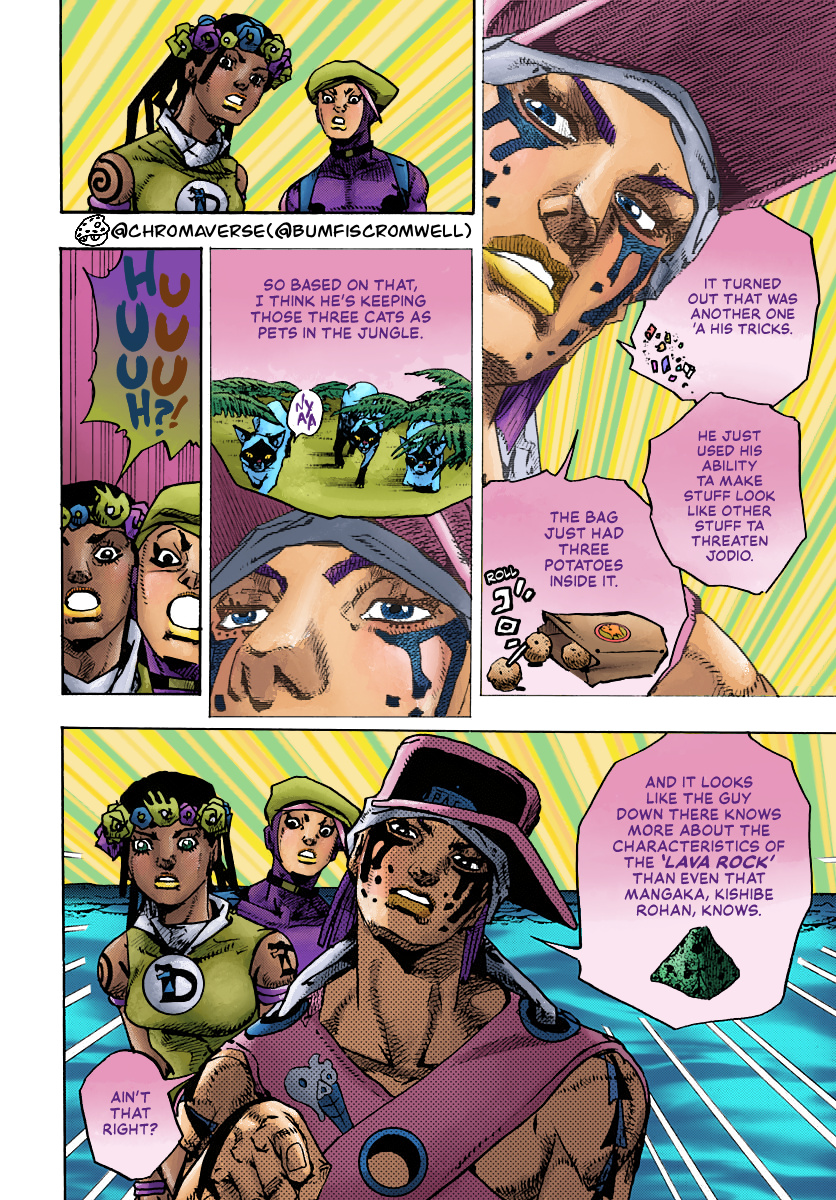 Jojo's Bizarre Adventure Part 9 - The Jojolands (Fan-Colored) - Chapter 11: The Hustle Part 2