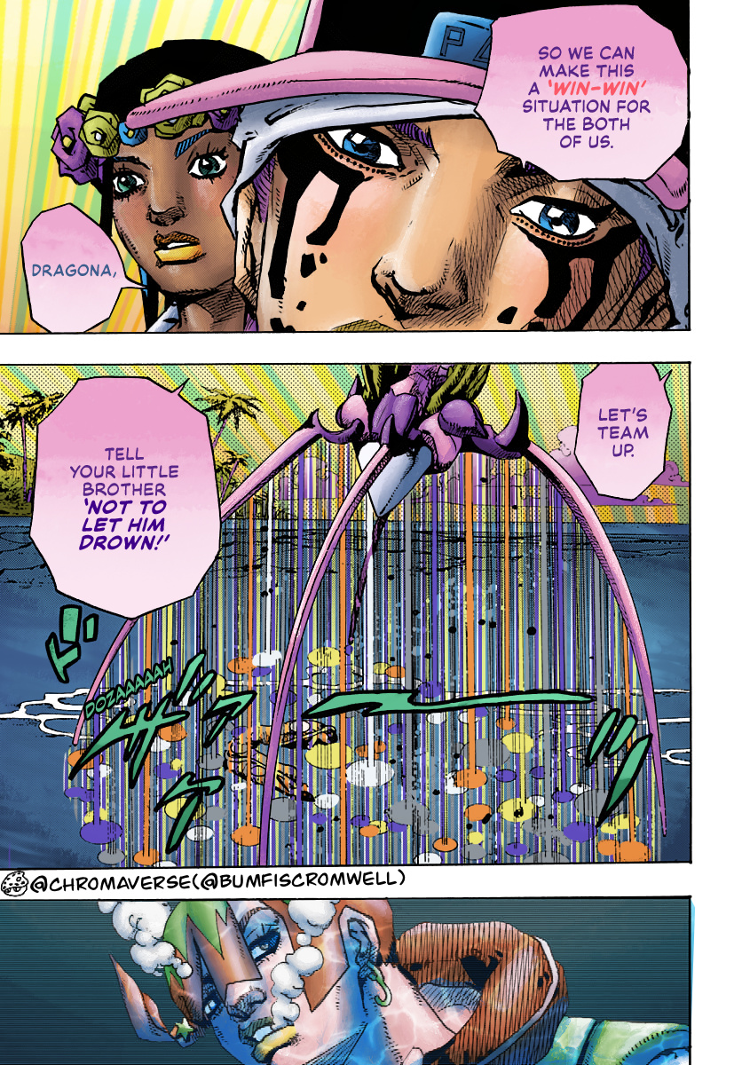 Jojo's Bizarre Adventure Part 9 - The Jojolands (Fan-Colored) - Chapter 11: The Hustle Part 2