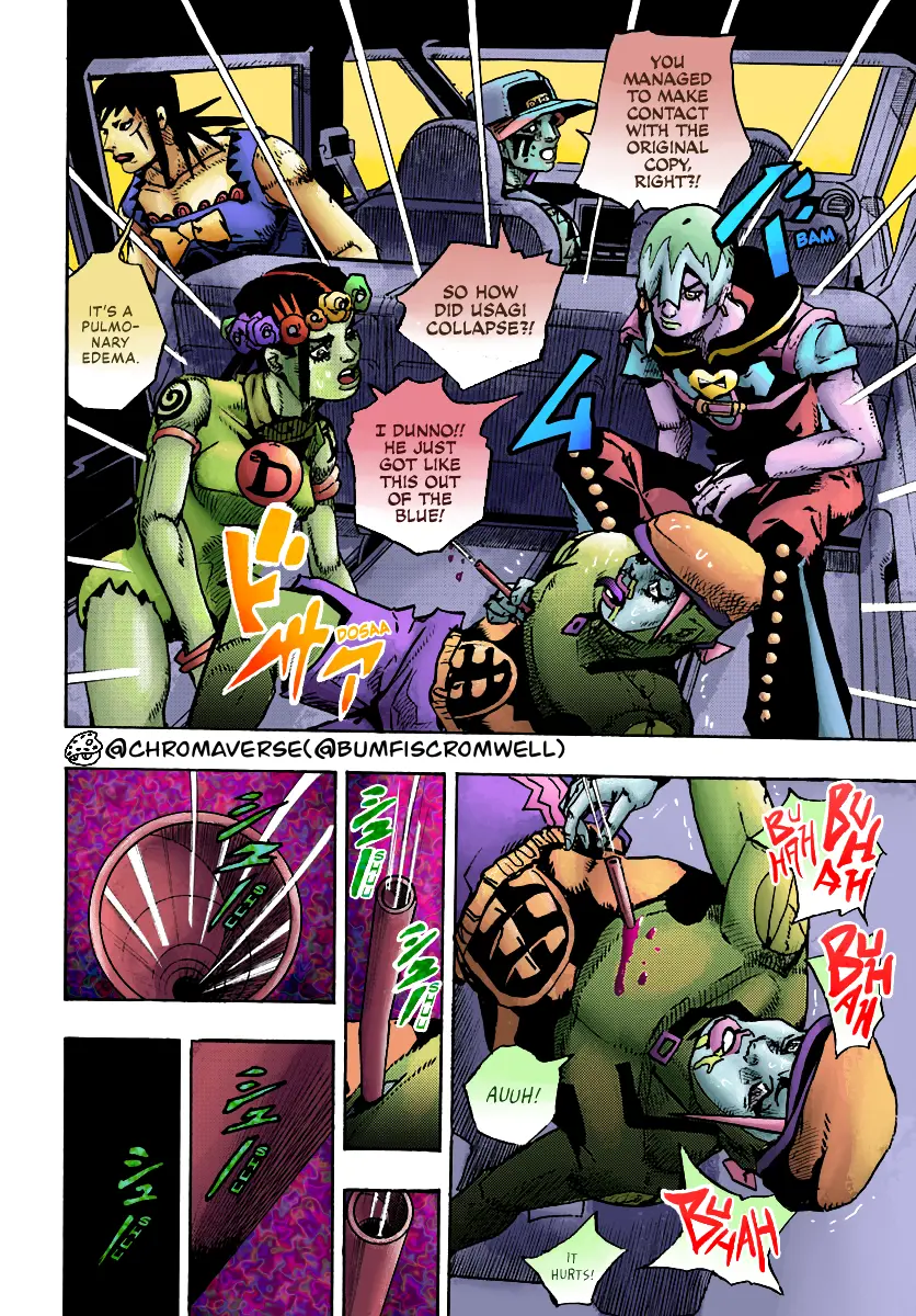 Jojo's Bizarre Adventure Part 9 - The Jojolands (Fan-Colored) - Chapter 15: Big Mouth Strikes Again