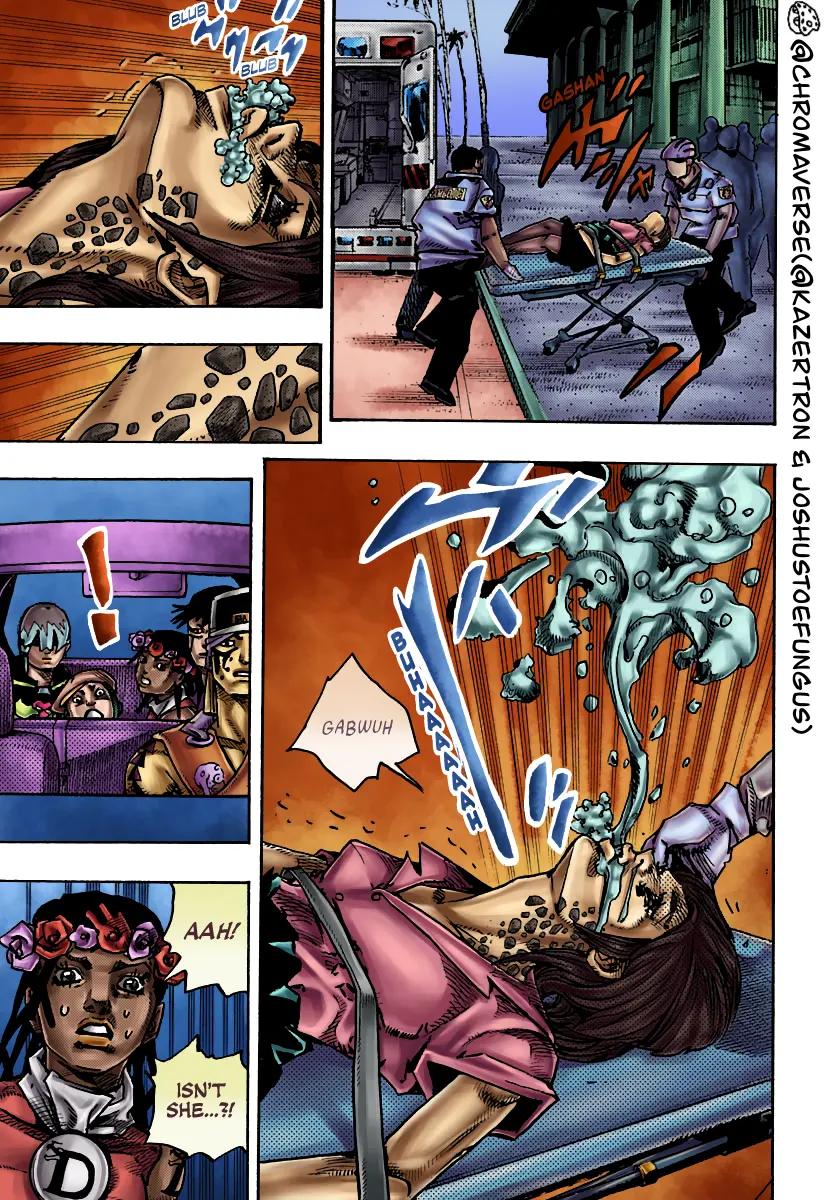 Jojo's Bizarre Adventure Part 9 - The Jojolands (Fan-Colored) - Chapter 15: Big Mouth Strikes Again