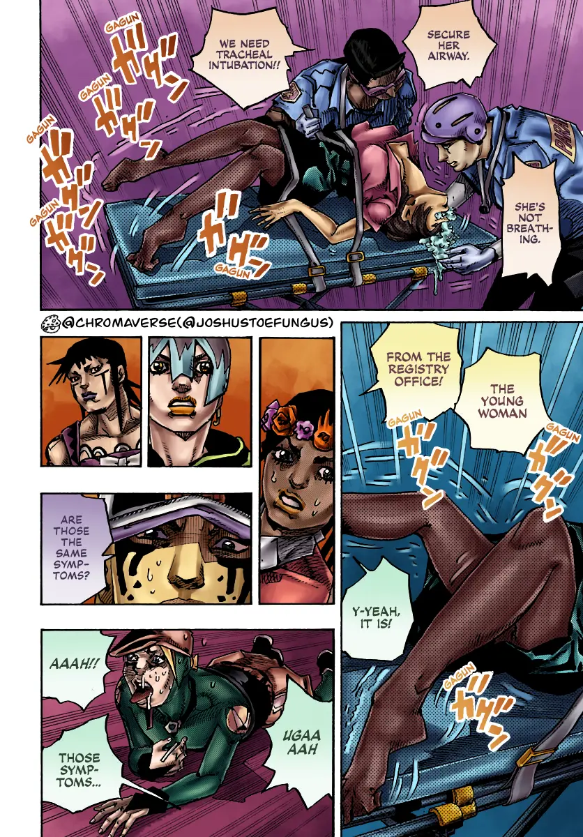 Jojo's Bizarre Adventure Part 9 - The Jojolands (Fan-Colored) - Chapter 15: Big Mouth Strikes Again