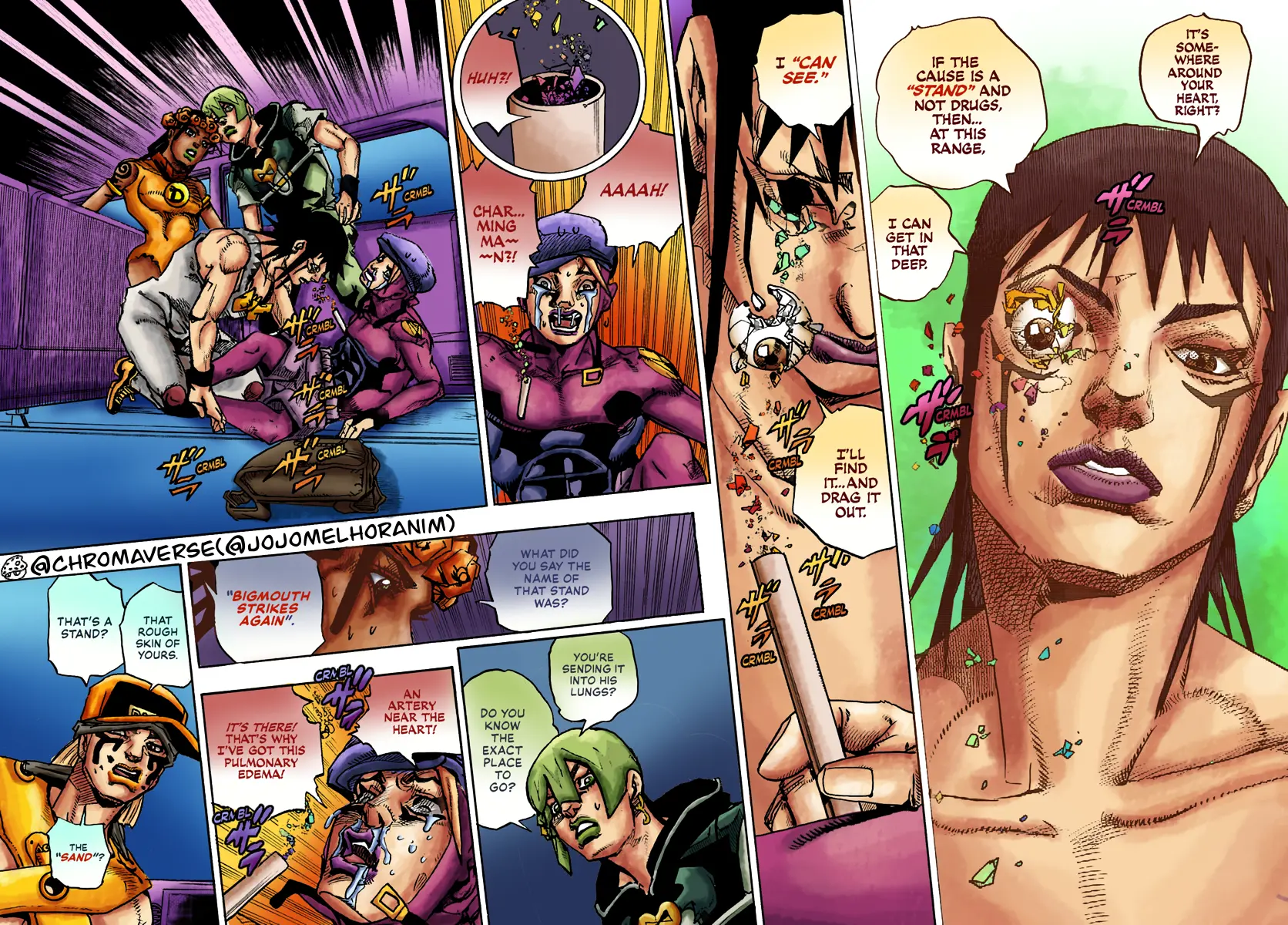 Jojo's Bizarre Adventure Part 9 - The Jojolands (Fan-Colored) - Chapter 15: Big Mouth Strikes Again