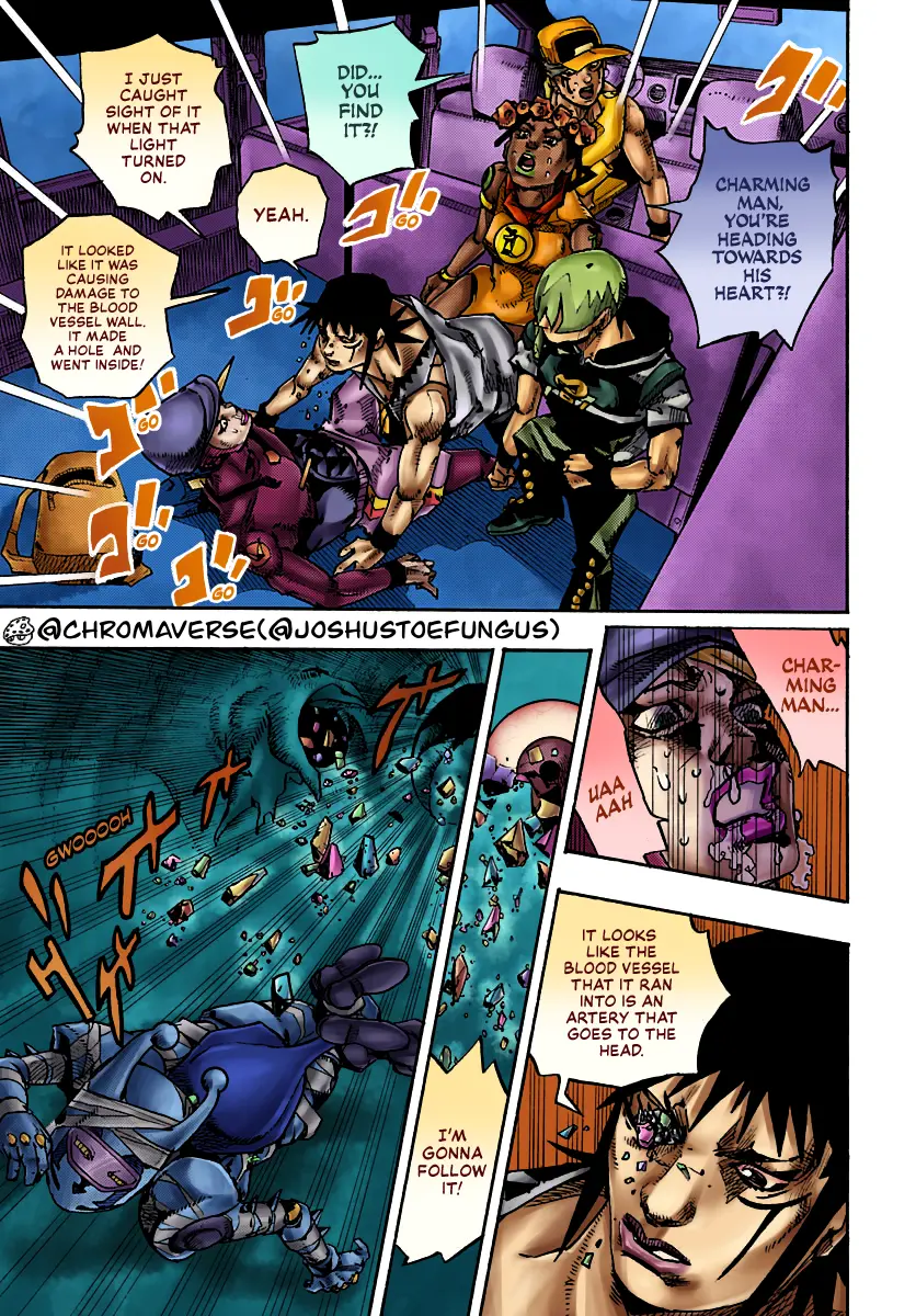 Jojo's Bizarre Adventure Part 9 - The Jojolands (Fan-Colored) - Chapter 15: Big Mouth Strikes Again