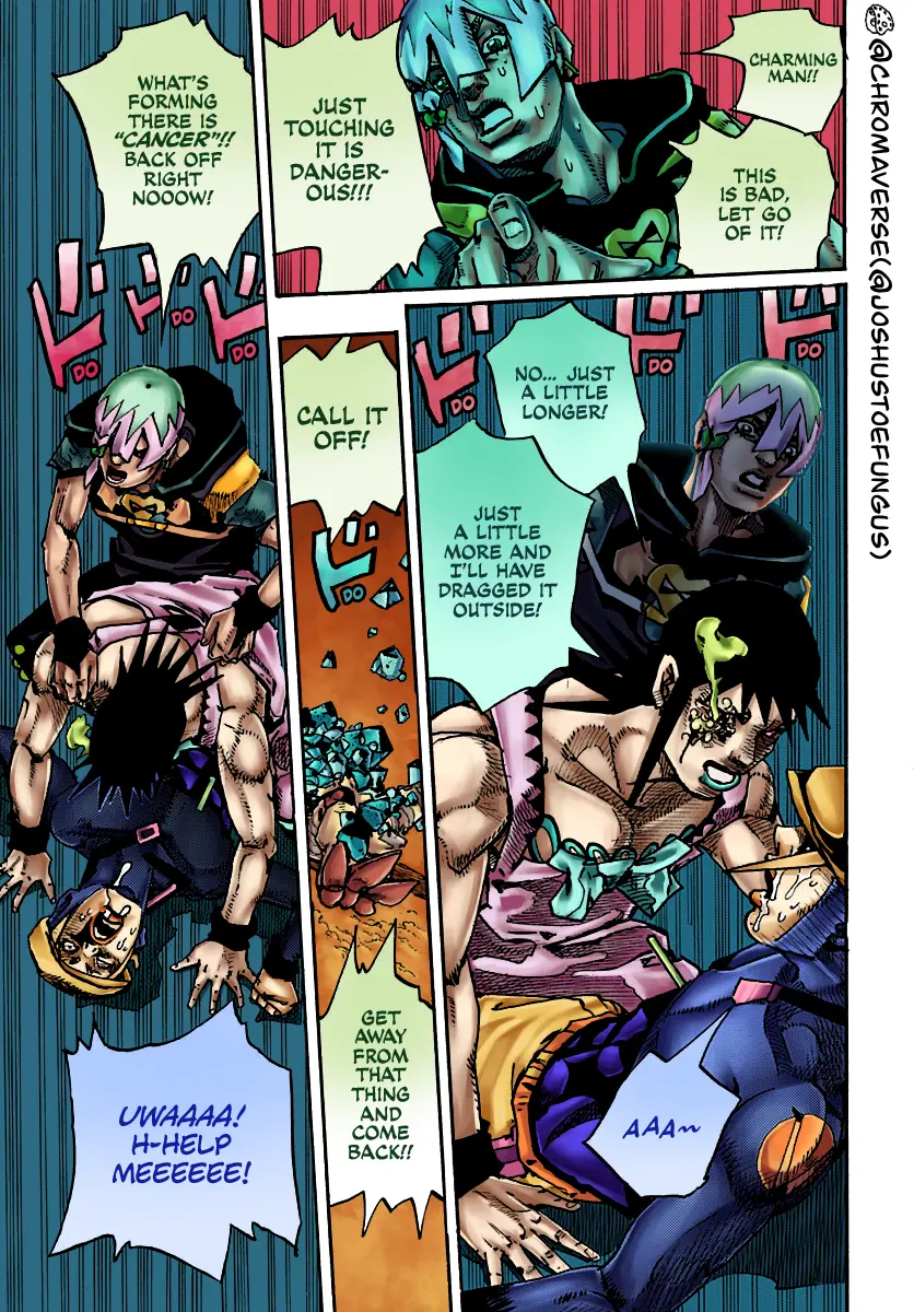 Jojo's Bizarre Adventure Part 9 - The Jojolands (Fan-Colored) - Chapter 15: Big Mouth Strikes Again