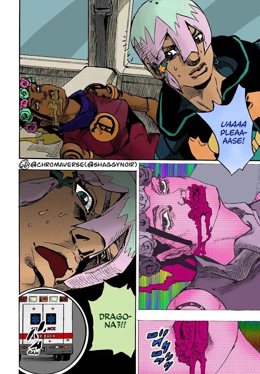 Jojo's Bizarre Adventure Part 9 - The Jojolands (Fan-Colored) - Chapter 15: Big Mouth Strikes Again