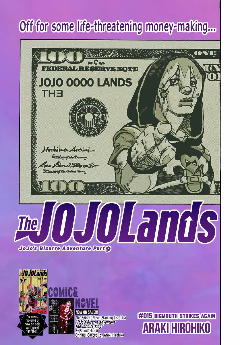 Jojo's Bizarre Adventure Part 9 - The Jojolands (Fan-Colored) - Chapter 15: Big Mouth Strikes Again